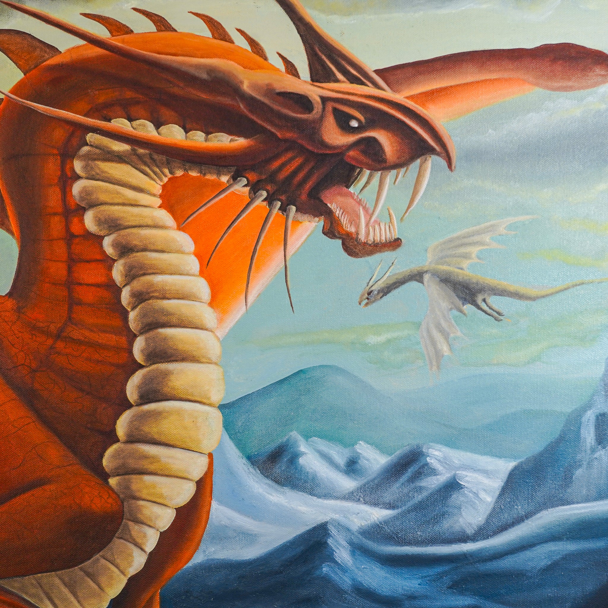 "Dragón de fuego" | MX Original Painting