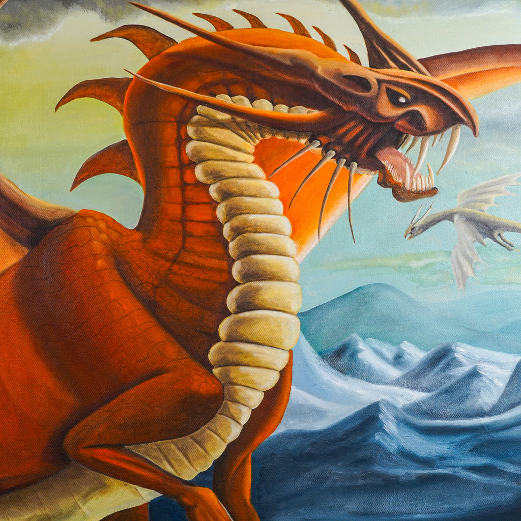 "Dragón de fuego" | MX Original Painting