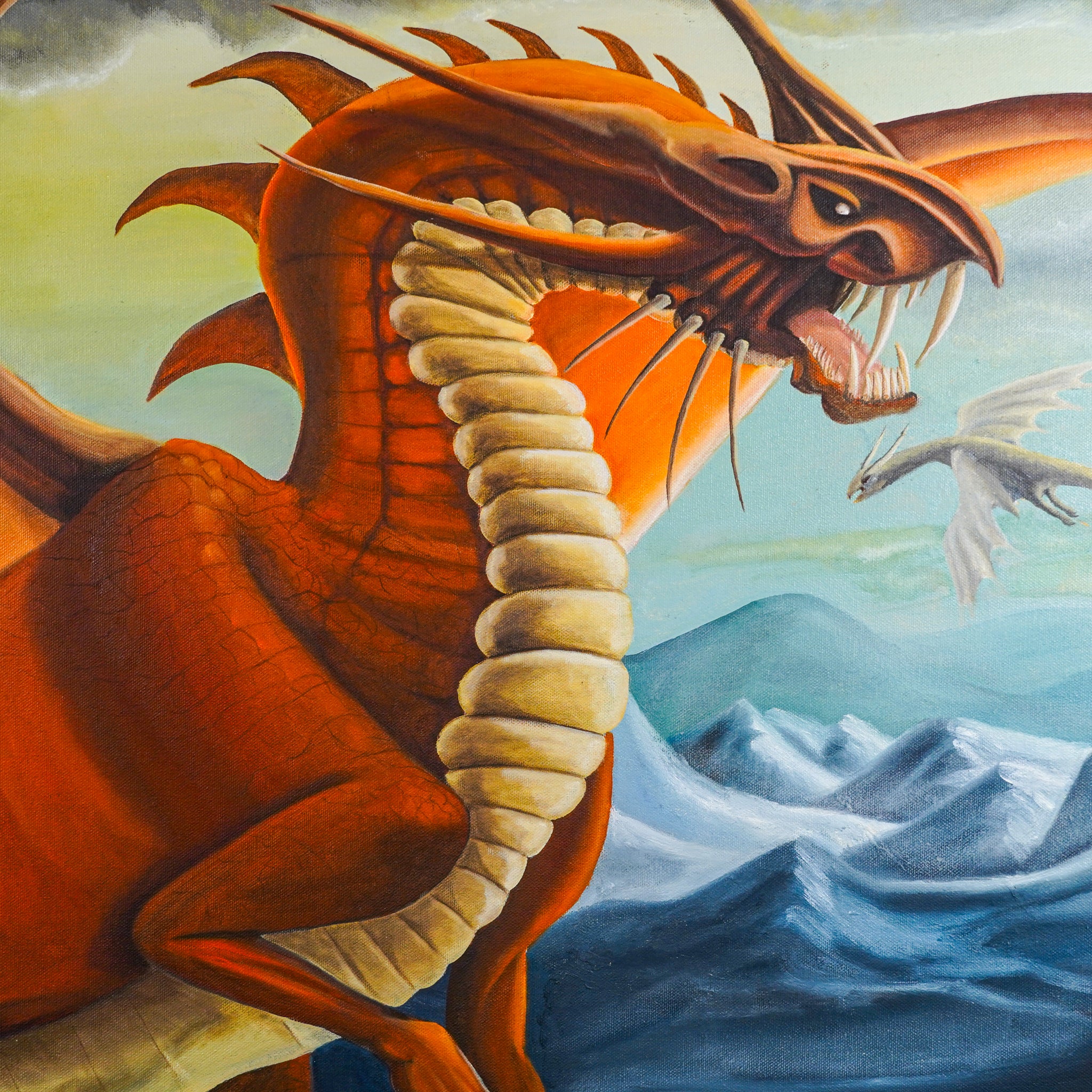 "Dragón de fuego" | MX Original Painting