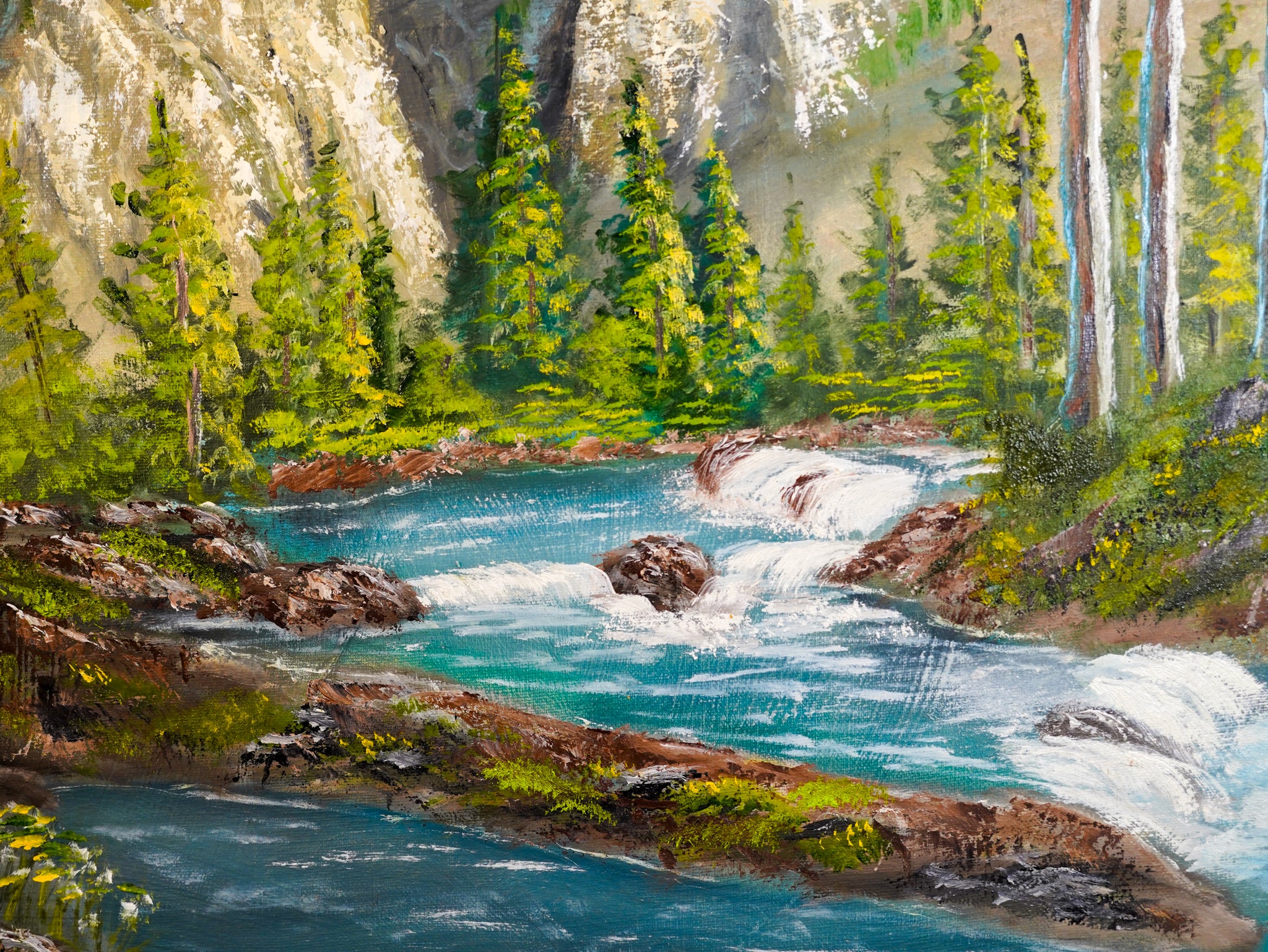 "Fluye" - MX Original Framed Painting