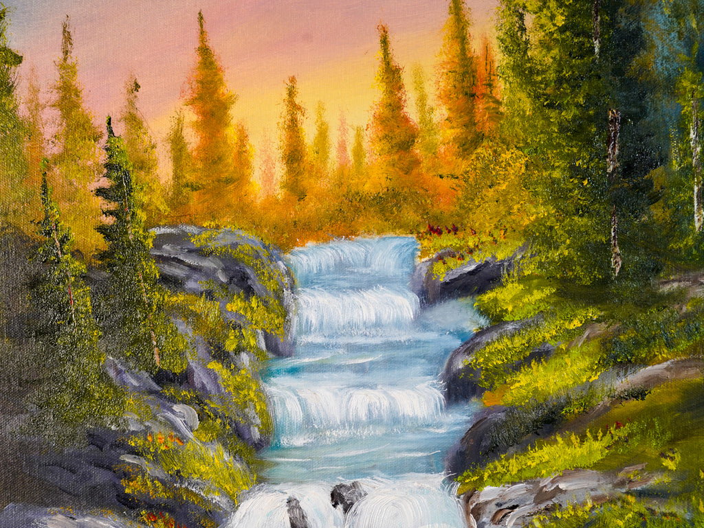 "Atardecer en cañada" - MX Original Painting