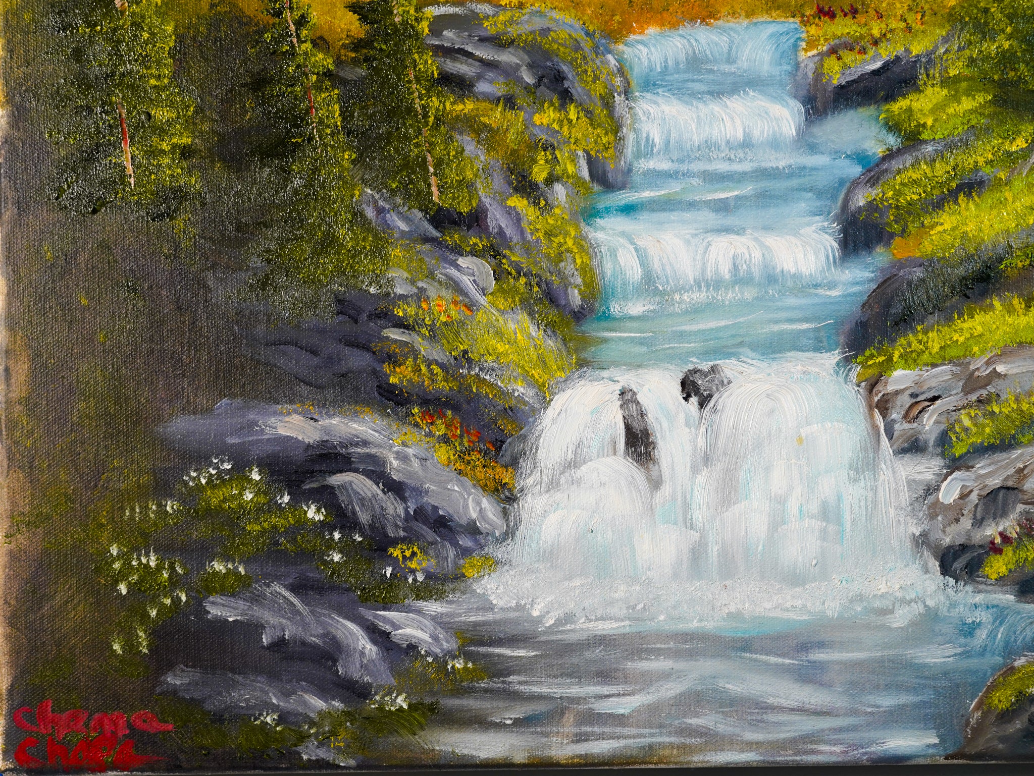 "Atardecer en cañada" - MX Original Painting