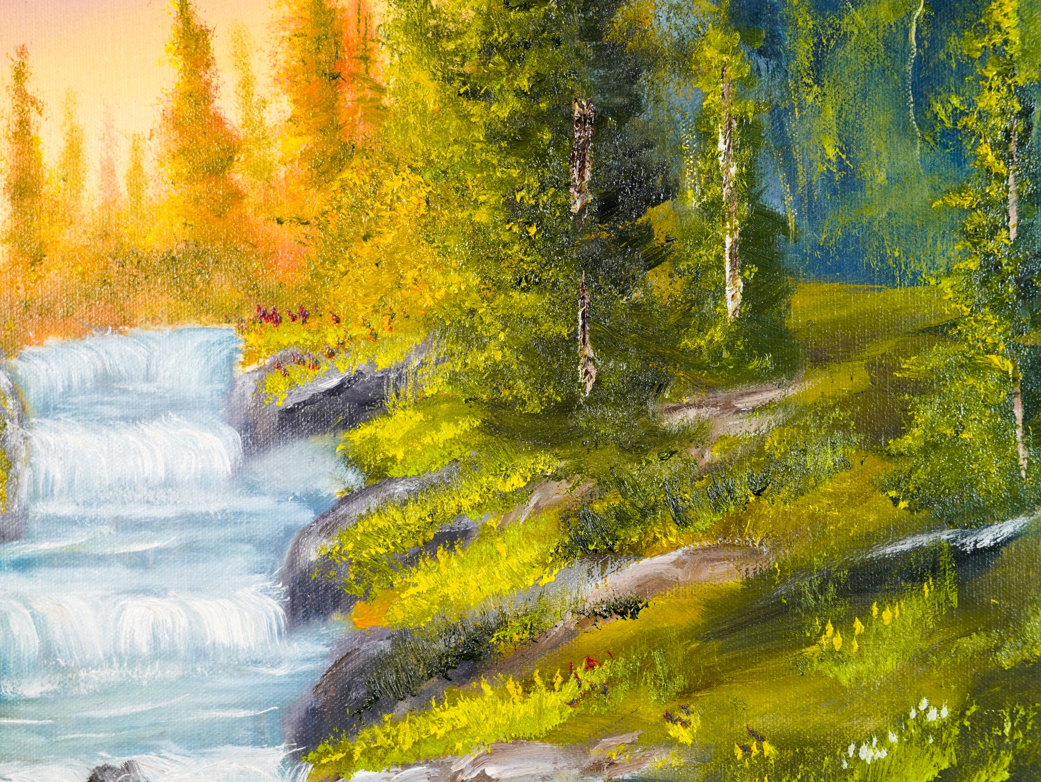 "Atardecer en cañada" - MX Original Painting