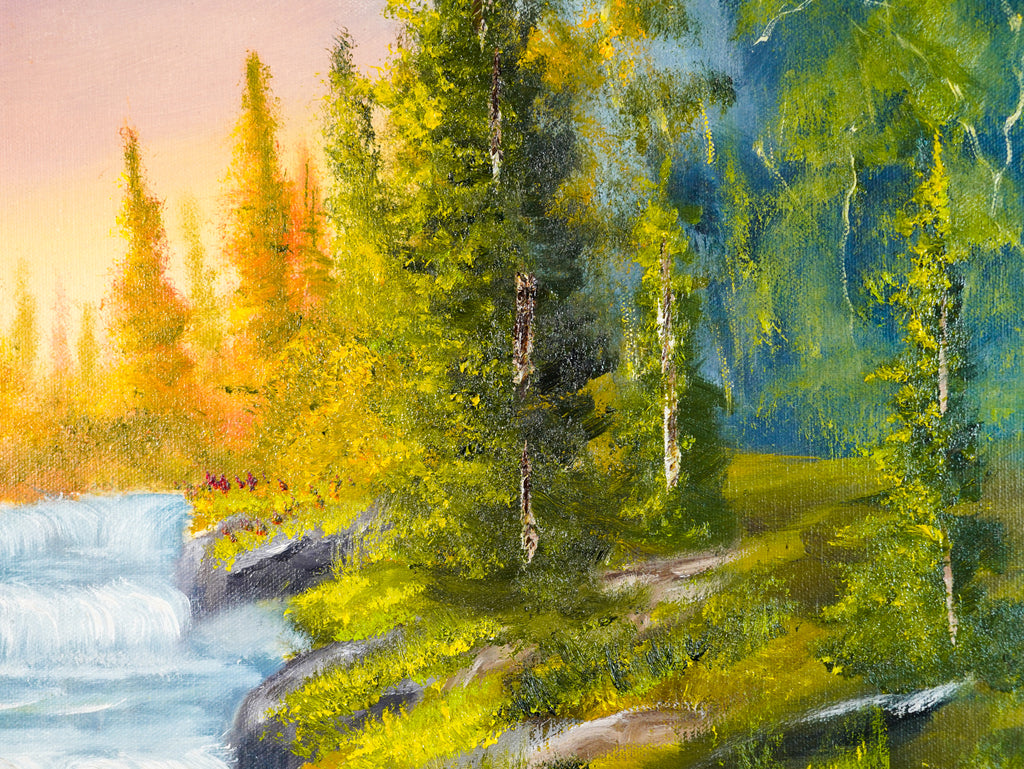 "Atardecer en cañada" - MX Original Painting