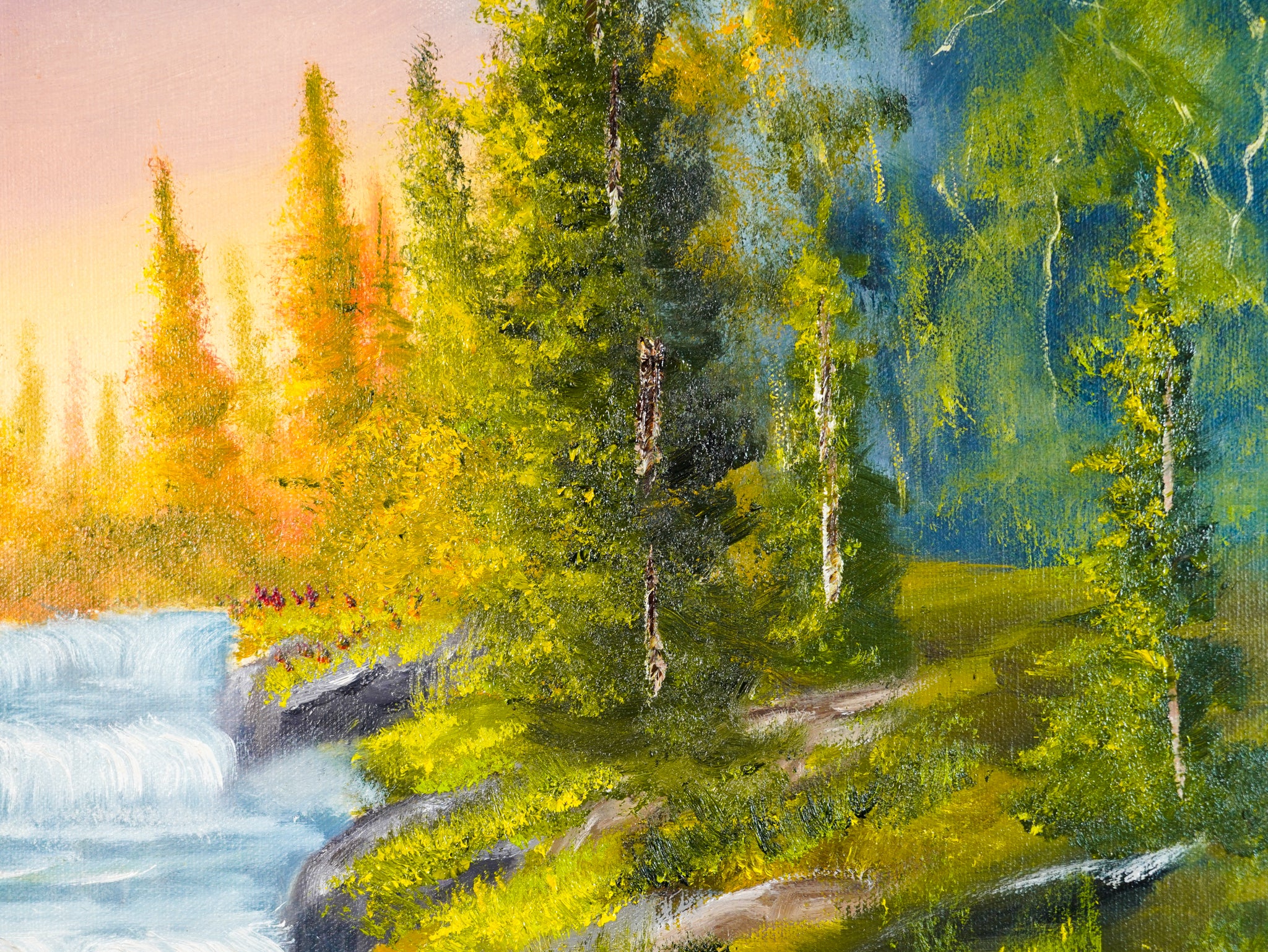 "Atardecer en cañada" - MX Original Painting