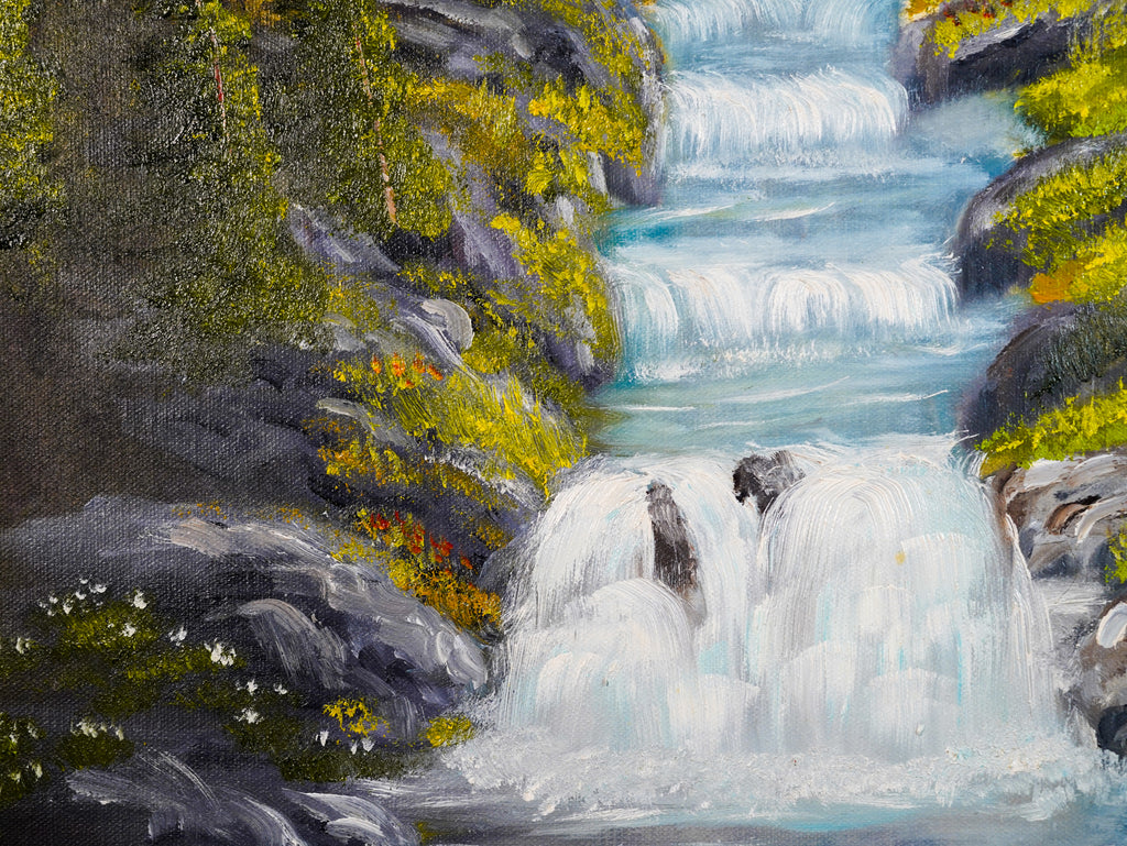 "Atardecer en cañada" - MX Original Painting