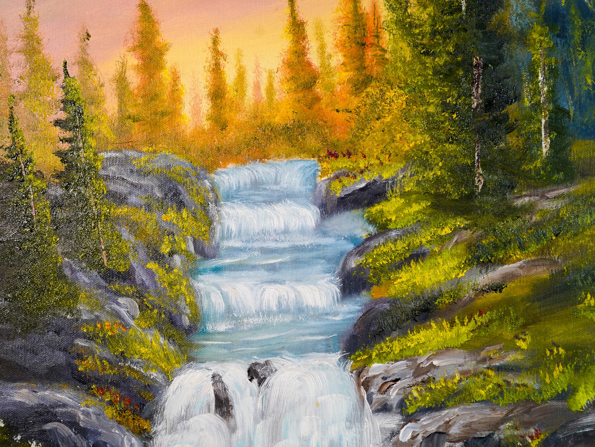 "Atardecer en cañada" - MX Original Painting