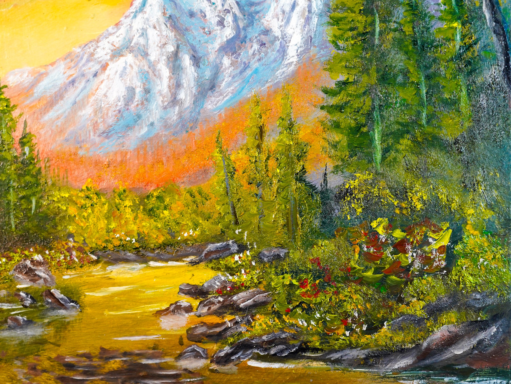 "Atardecer en las montañas" - MX Original Painting