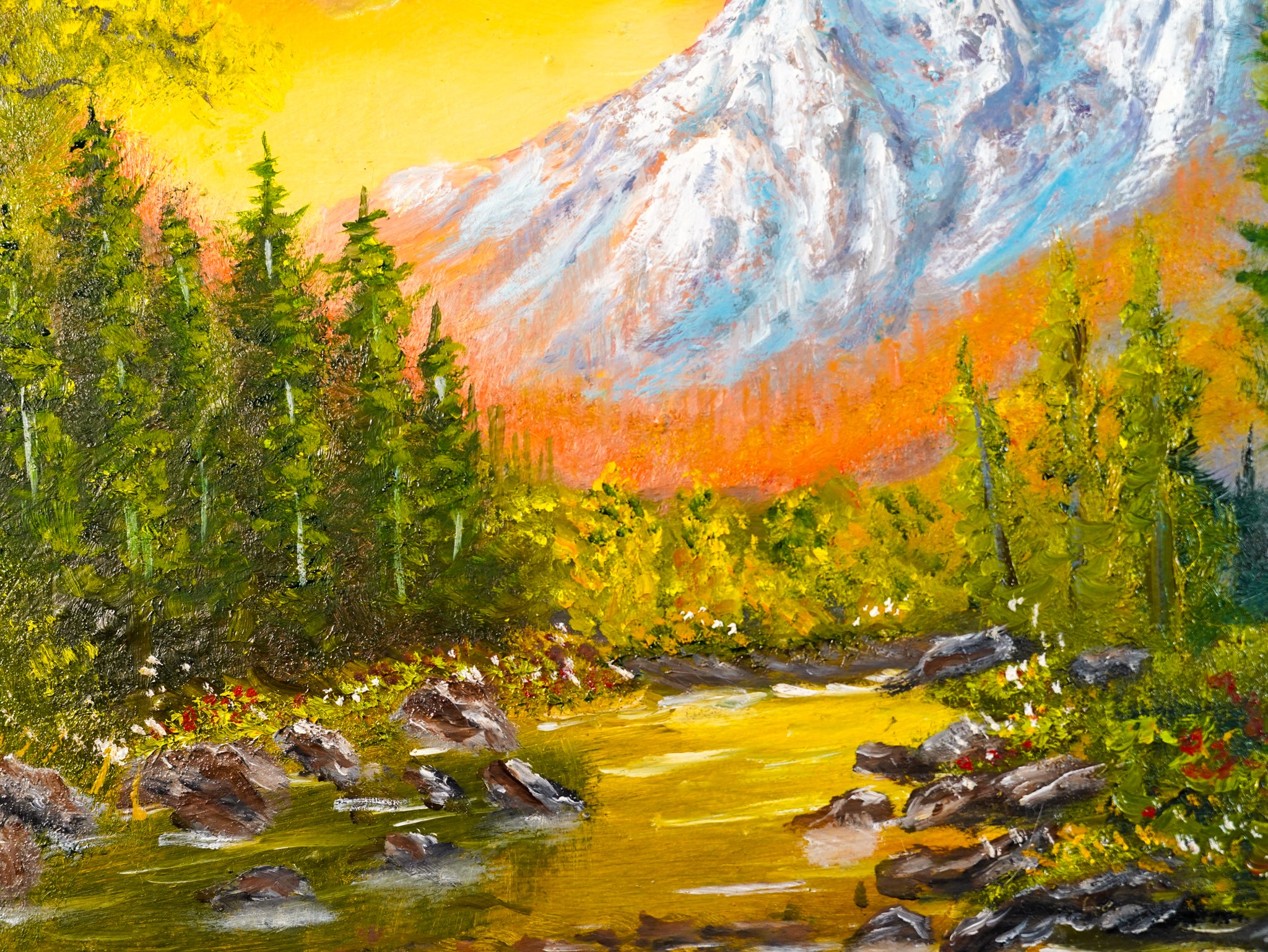 "Atardecer en las montañas" - MX Original Painting