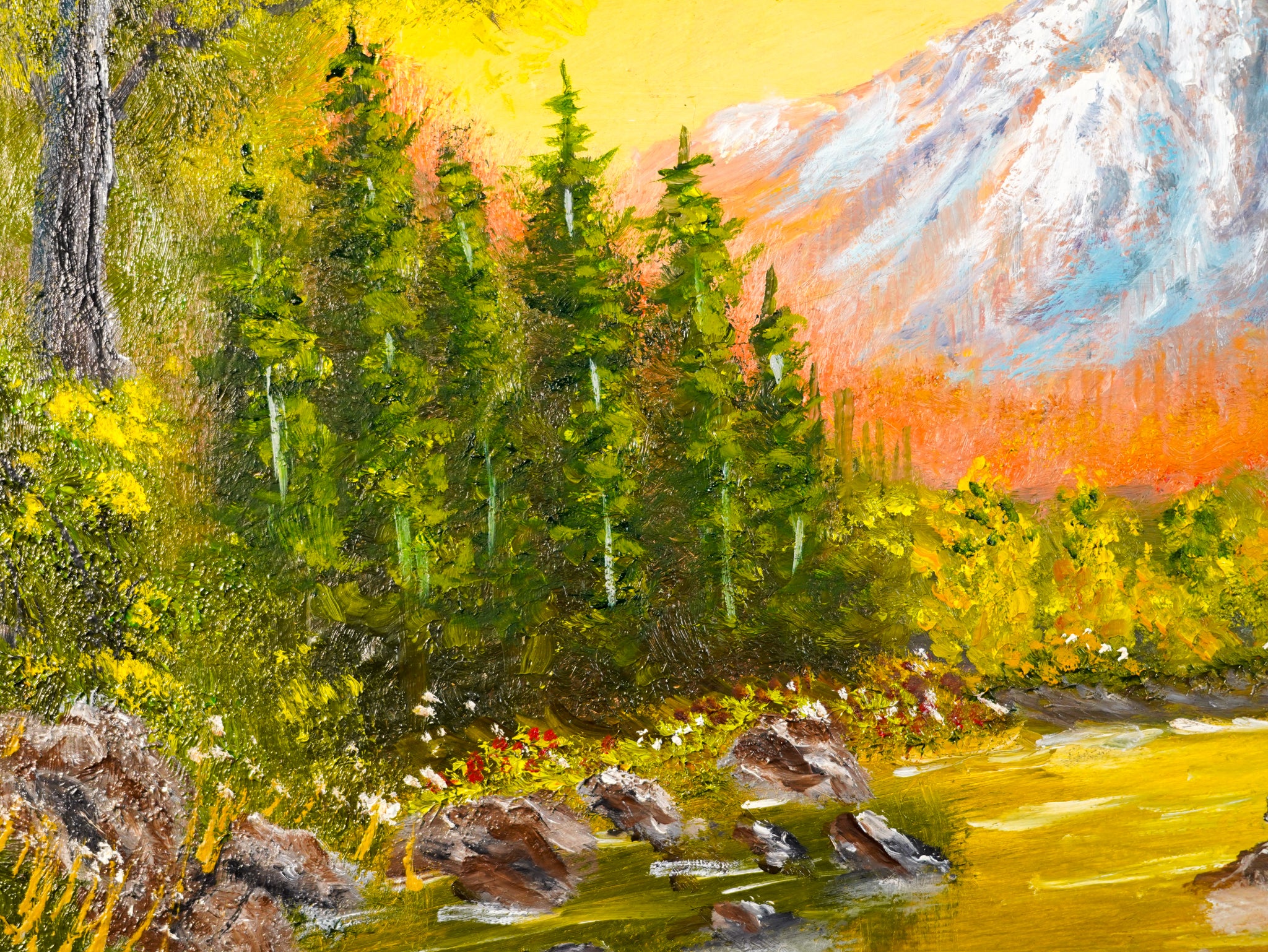 "Atardecer en las montañas" - MX Original Painting