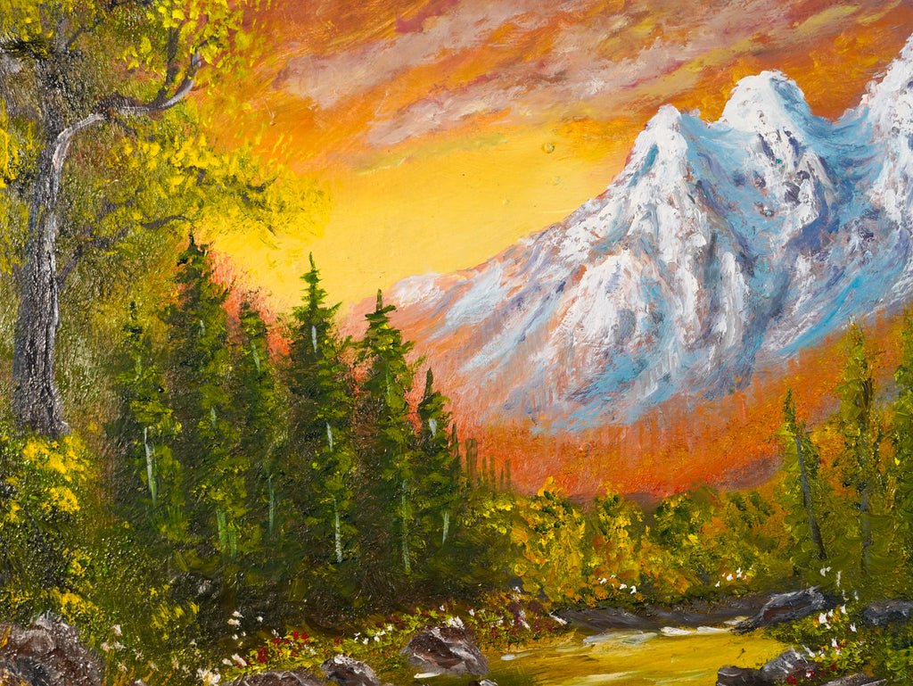 "Atardecer en las montañas" - MX Original Painting