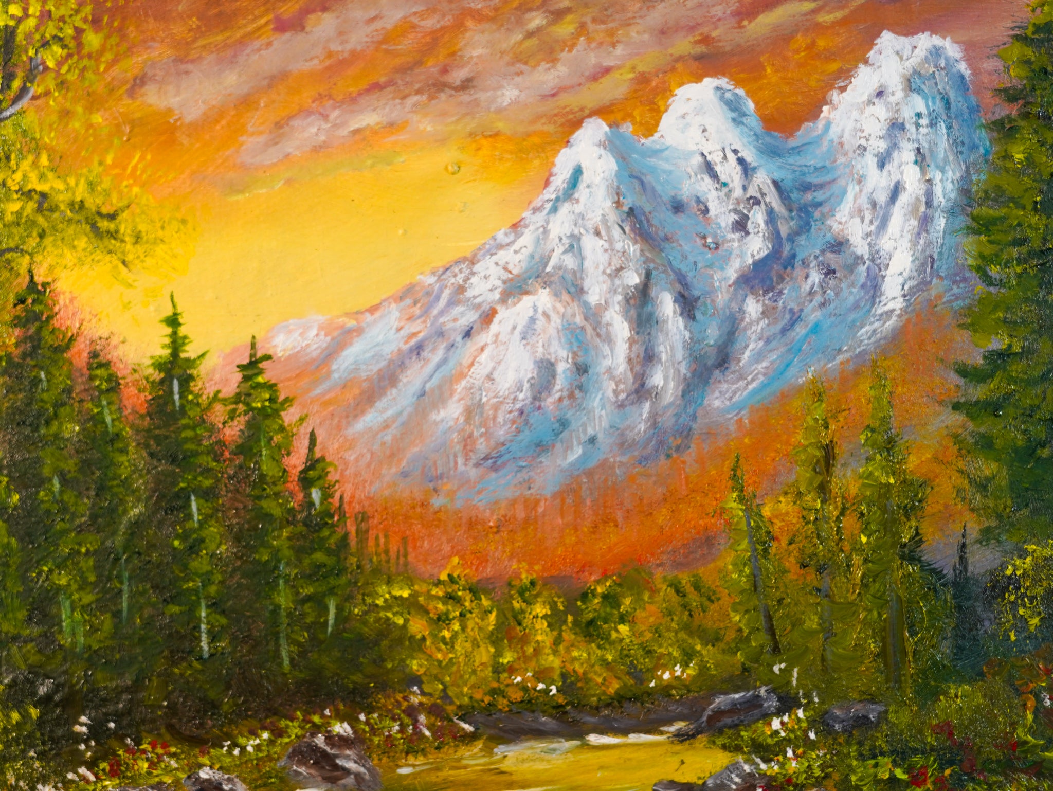 "Atardecer en las montañas" - MX Original Painting