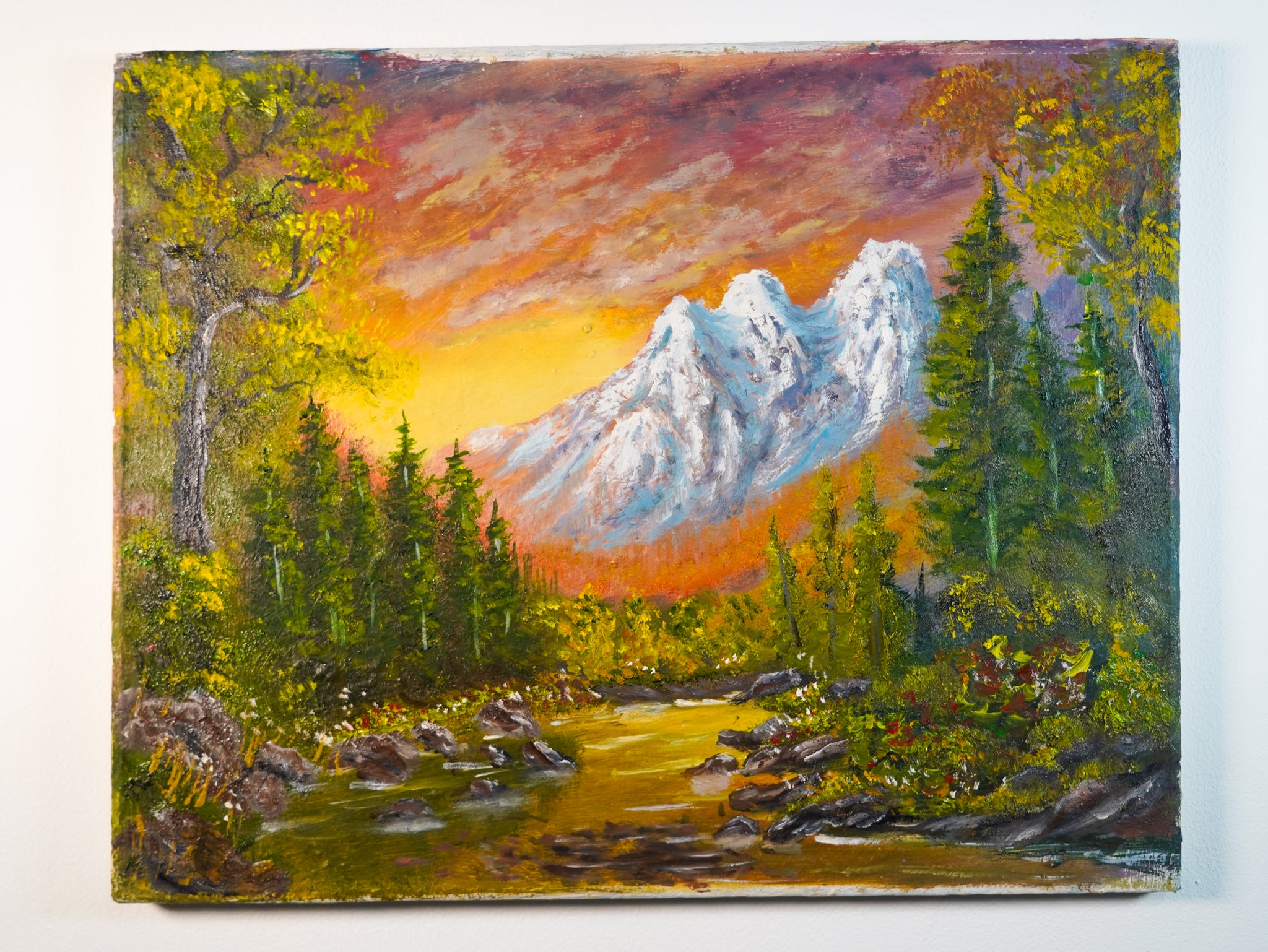 "Atardecer en las montañas" - MX Original Painting