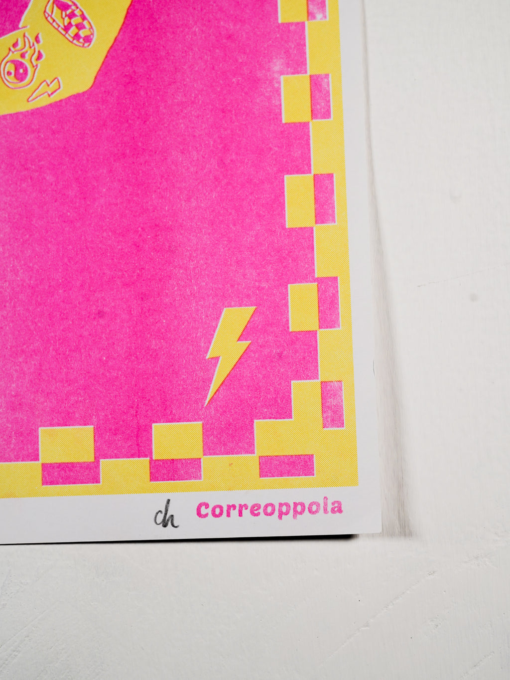 "Air drummer" - MX Original Risography print (1/13)