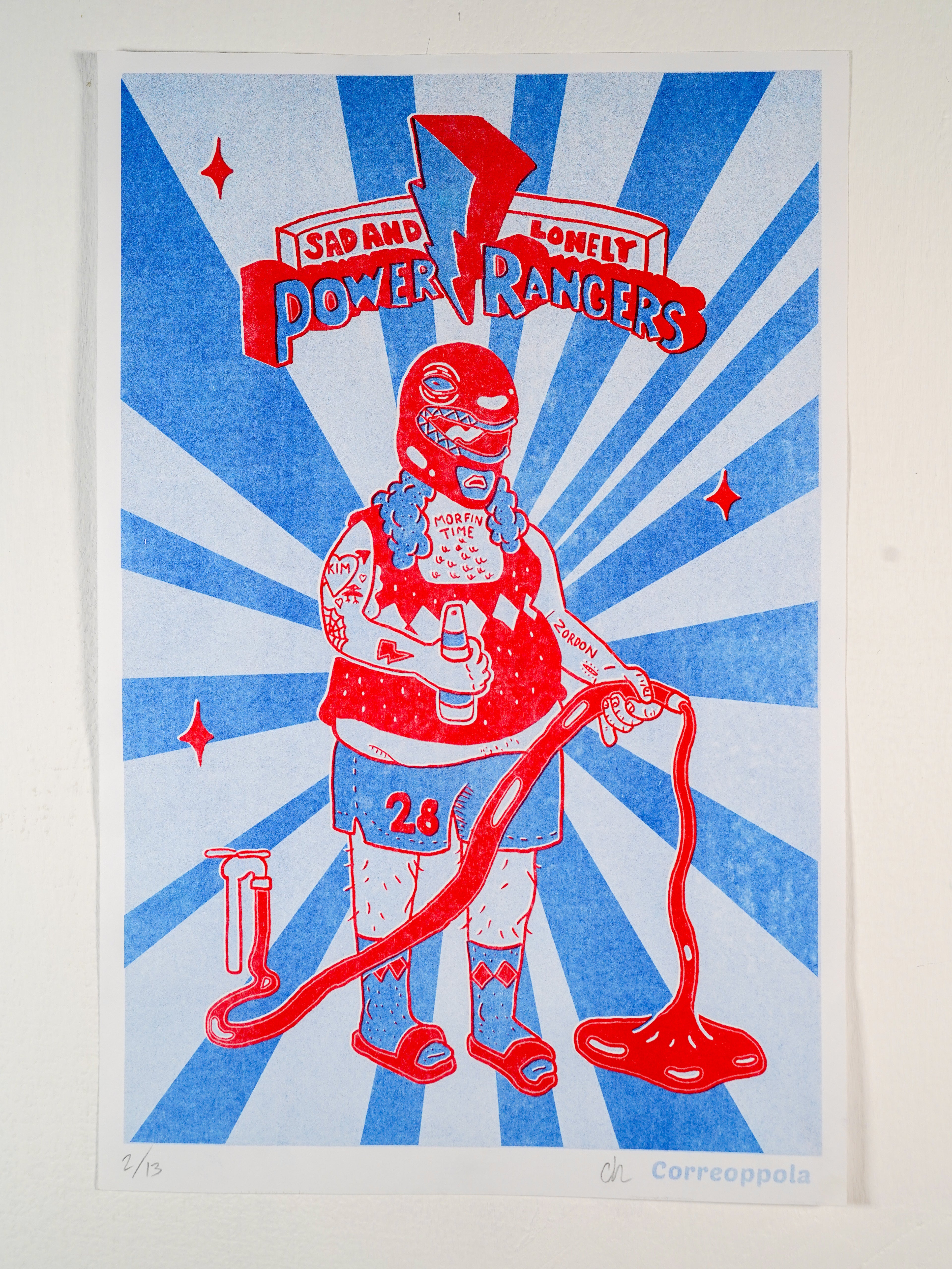 "Sad and lonely" - MX Original Risography print (1/13)