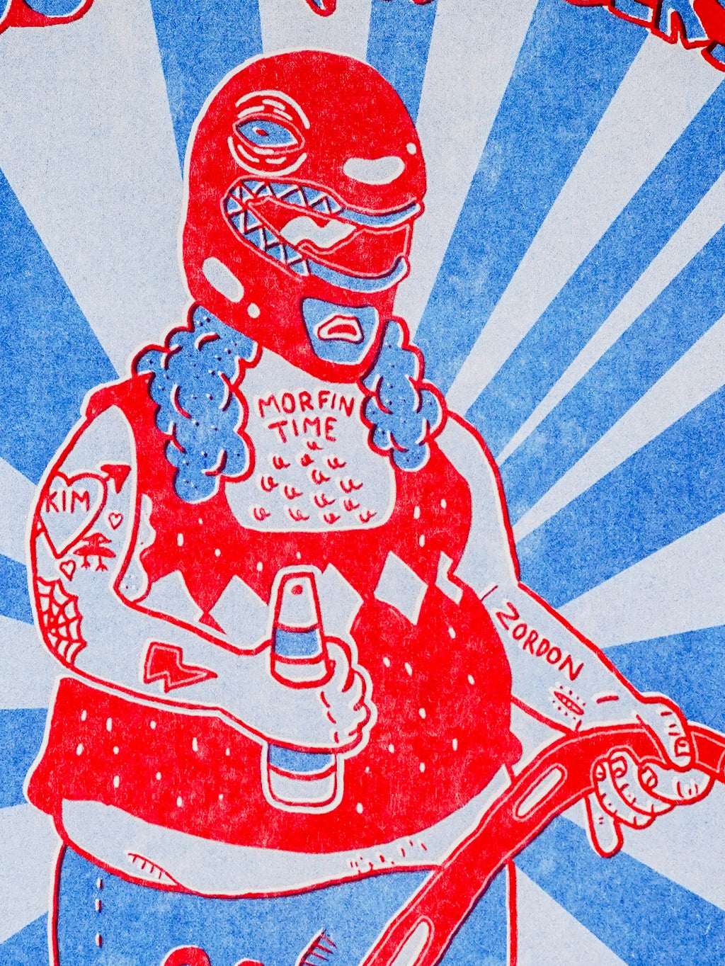 "Sad and lonely" - MX Original Risography print (1/13)