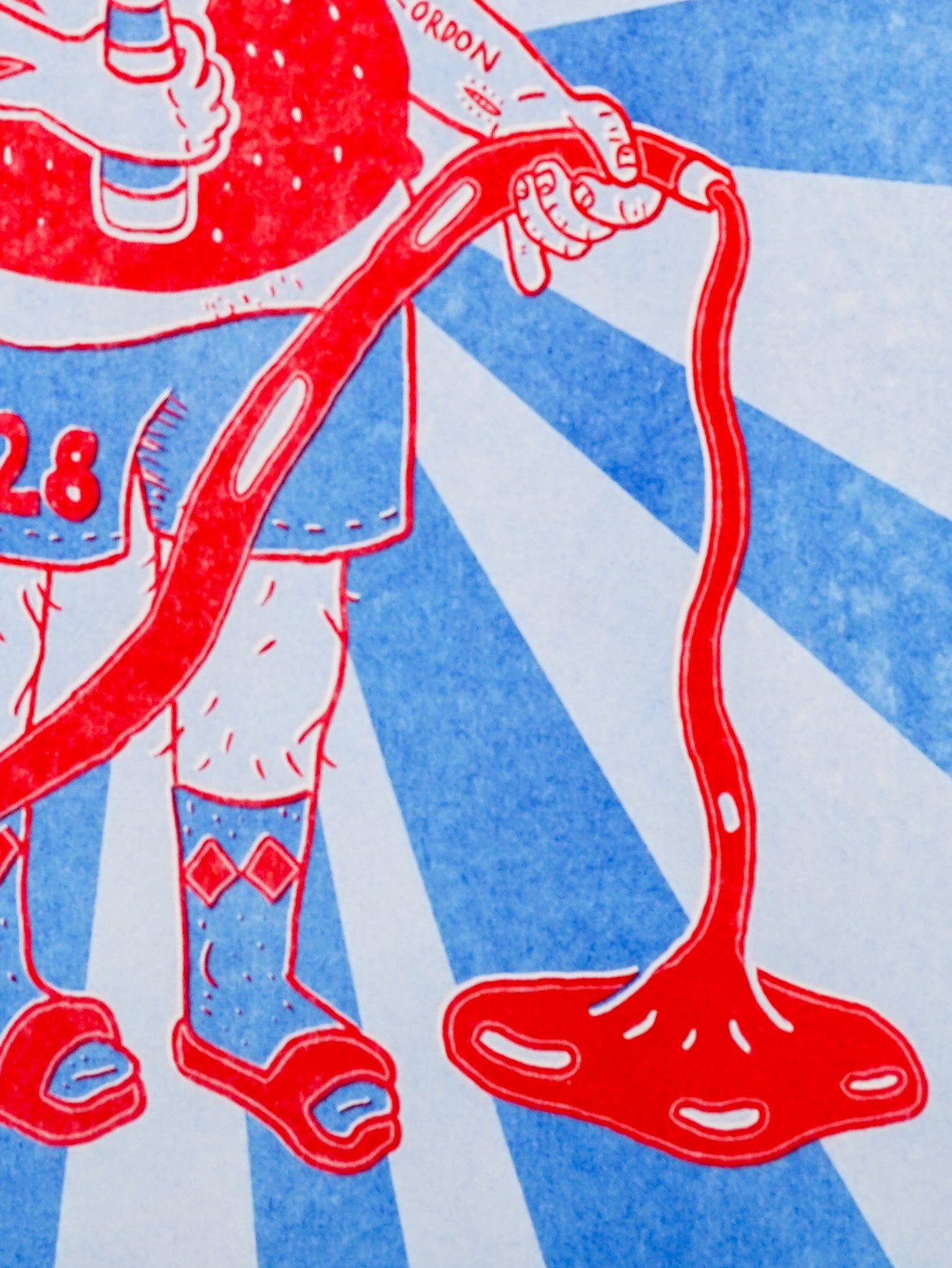 "Sad and lonely" - MX Original Risography print (1/13)