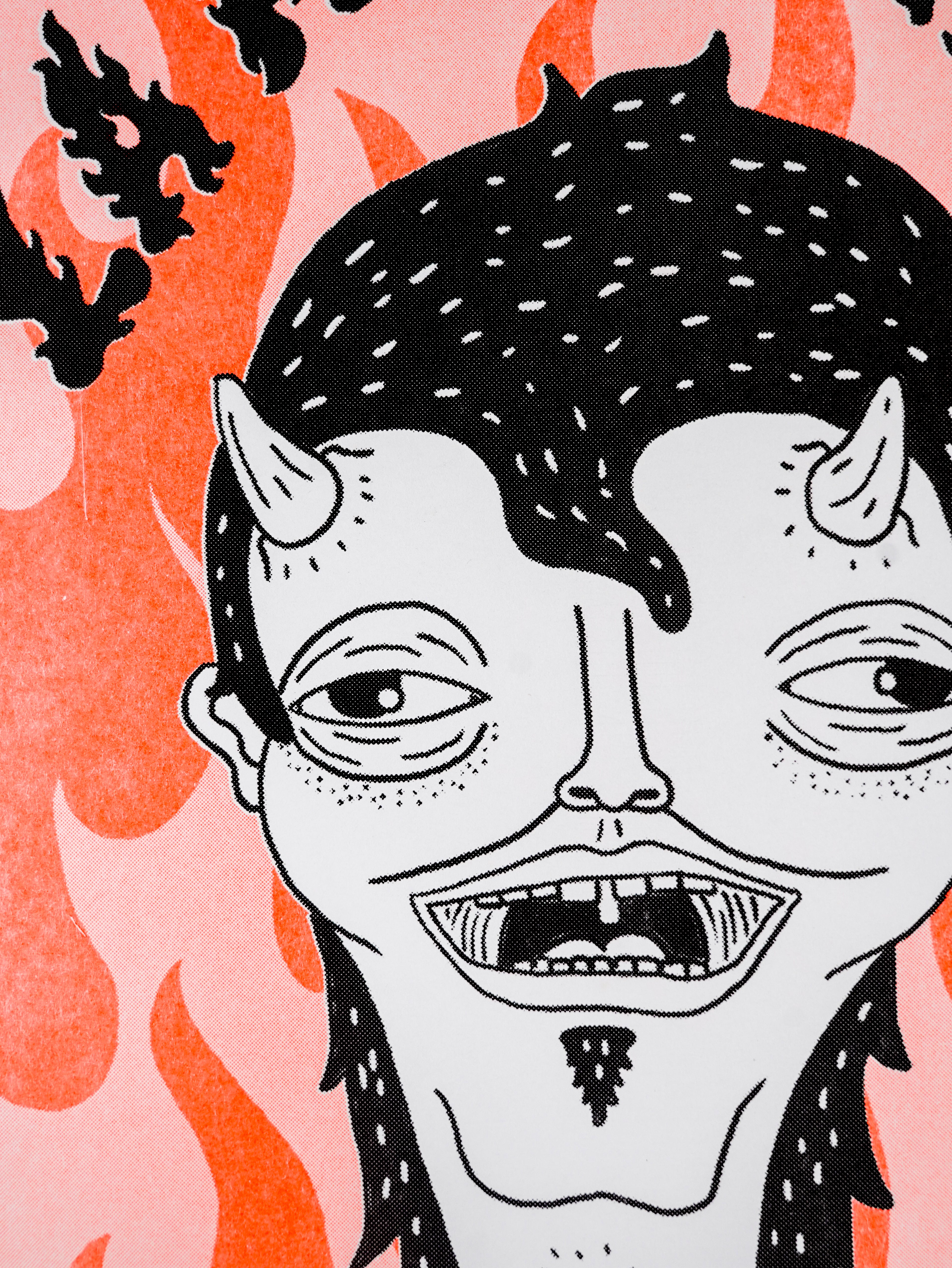 "La pinchi calor" - MX Original Risography print (1/13)