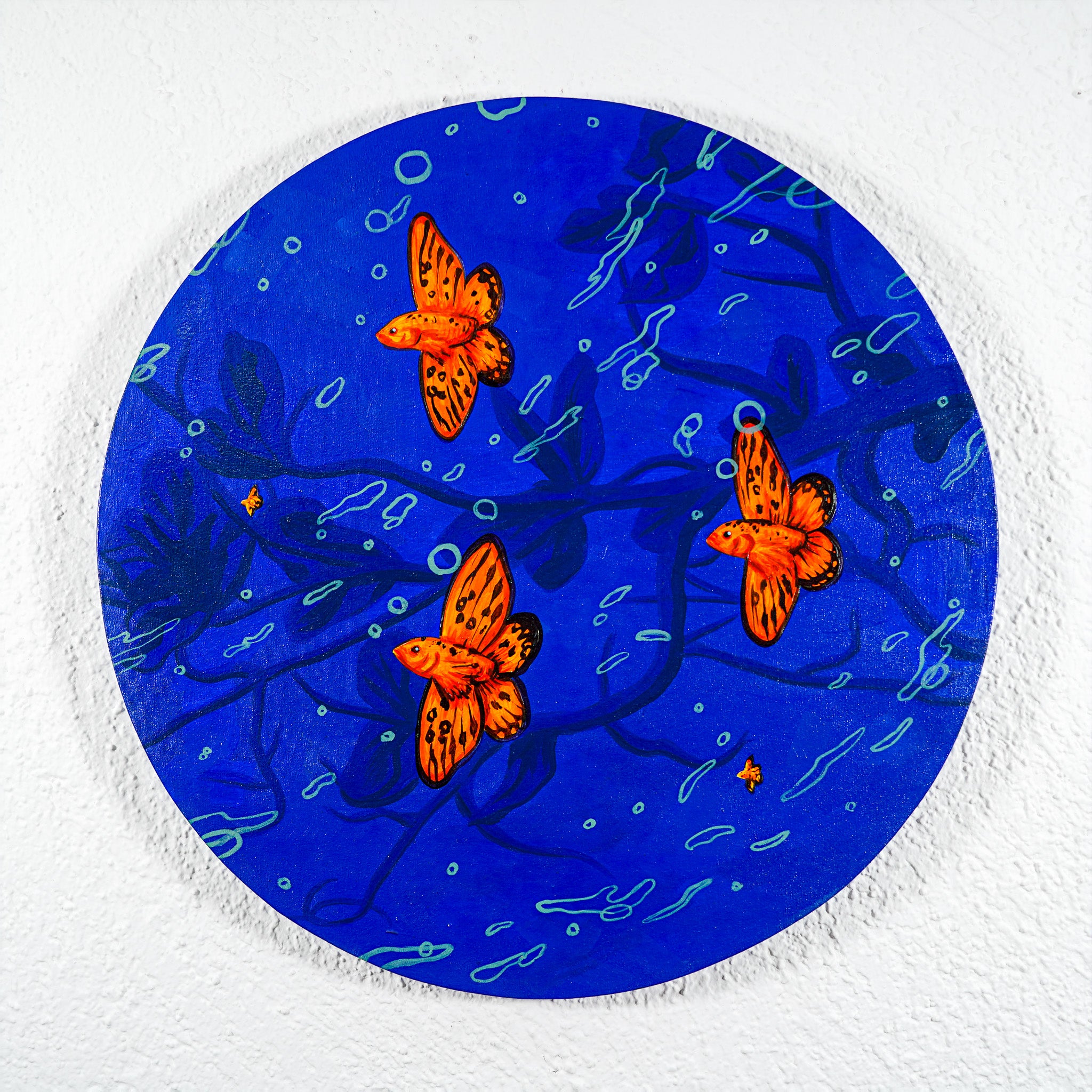 "Raíces de oscuridad, alas de luz" - MX Original Painting