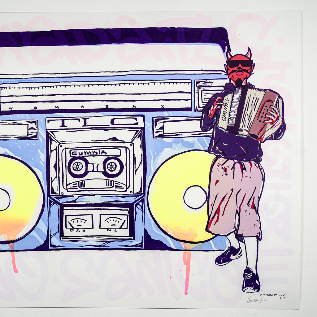 "TECUANES CUMBIEROS" - MX Original Serigraphy 10-color print