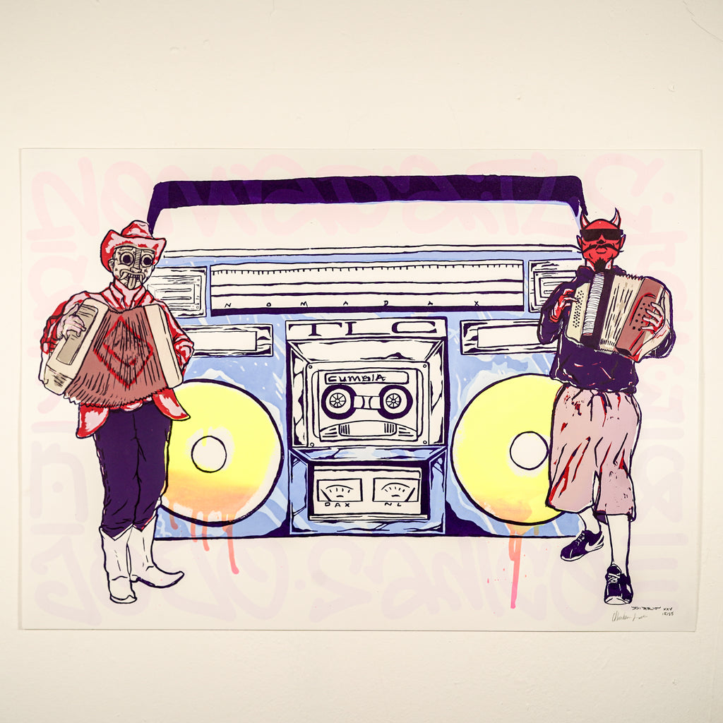 "TECUANES CUMBIEROS" - MX Original Serigraphy 10-color print