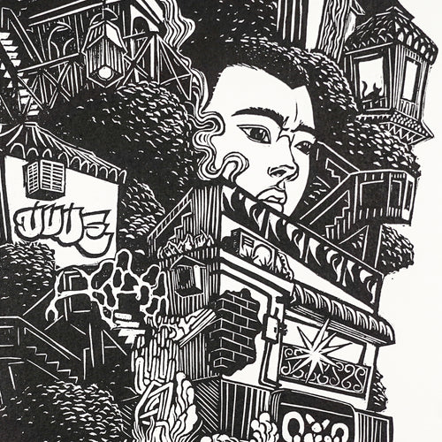 "CANTÓN" - MX Original Linocut Print