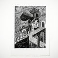 "MI ESPACIO" - MX Original Linocut Print