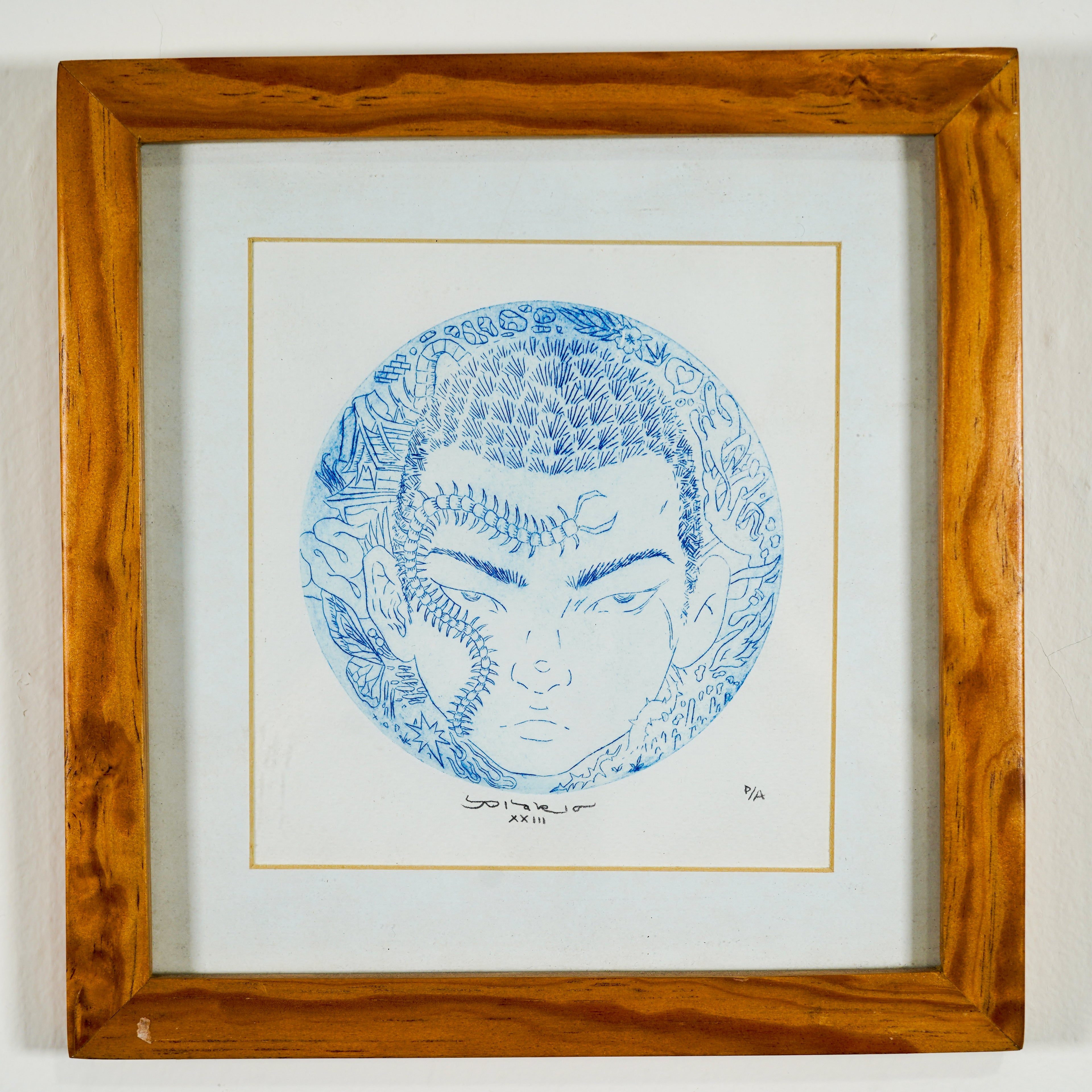 "CIENPIES" - MX Original Drypoint Print