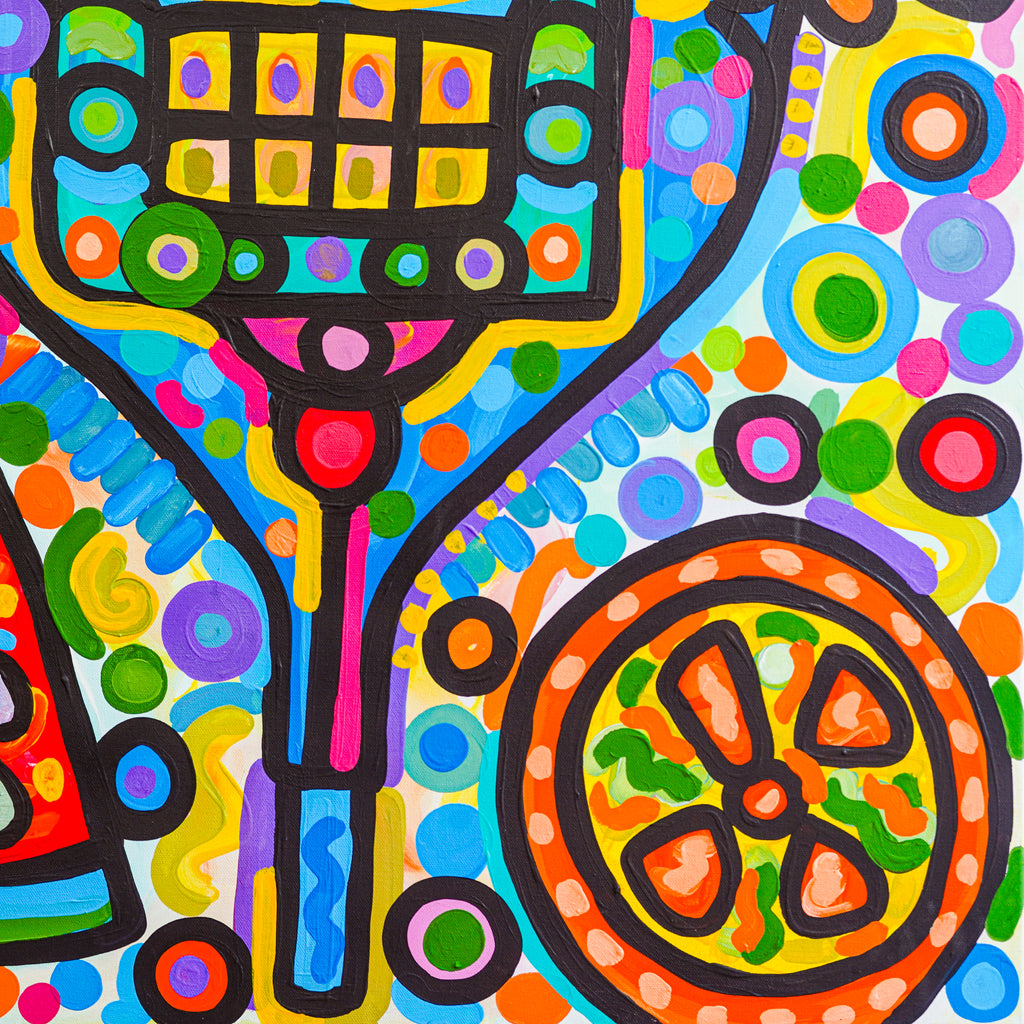 "Paleta de calavera" | MX Original Painting