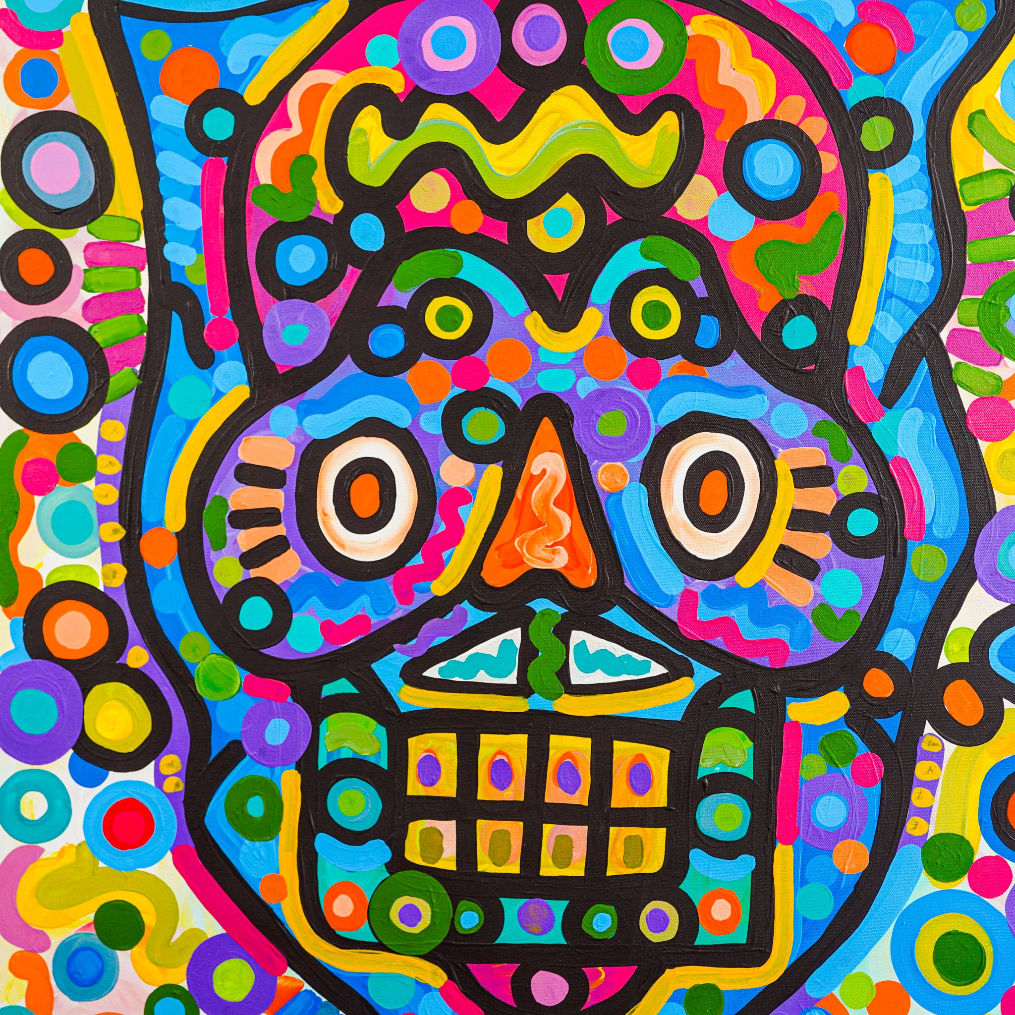 "Paleta de calavera" | MX Original Painting