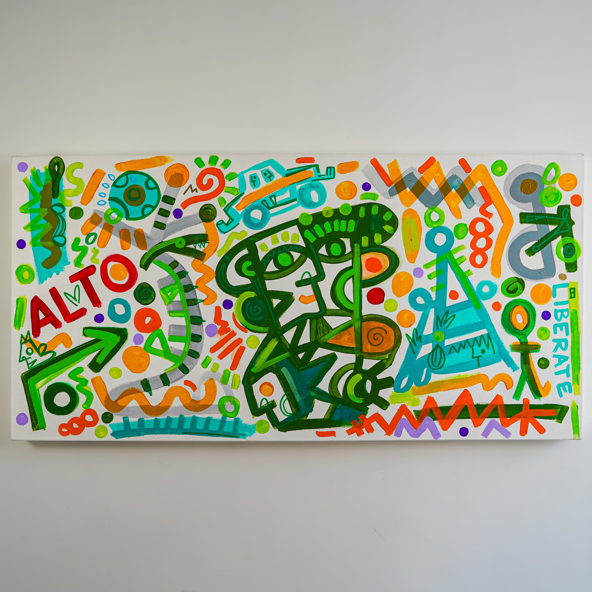 "🚦 alto" | MX Original Painting