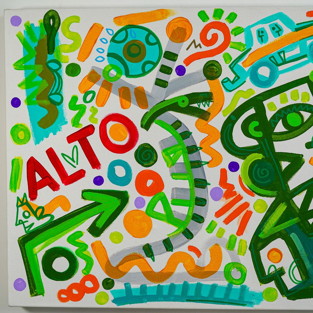 "🚦 alto" | MX Original Painting