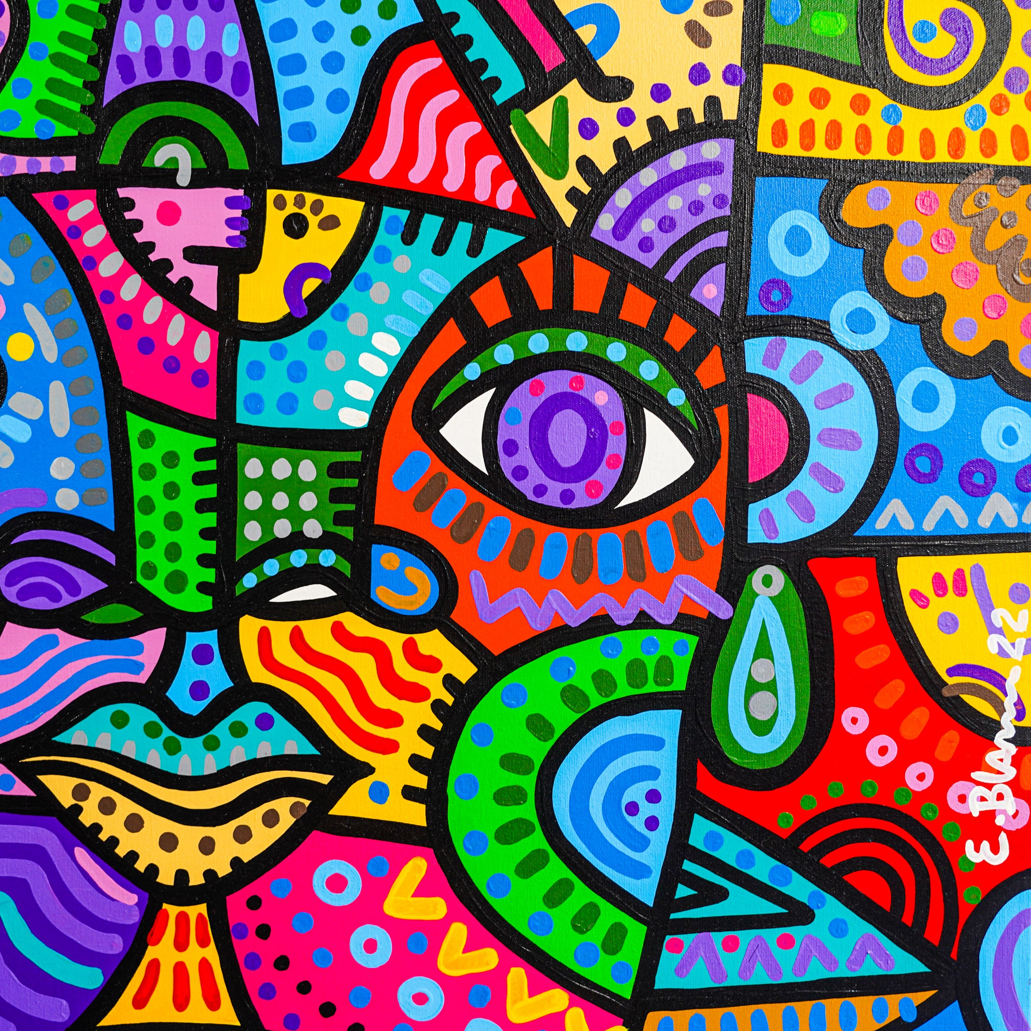 "Máscara de cabrito" | MX Original Painting
