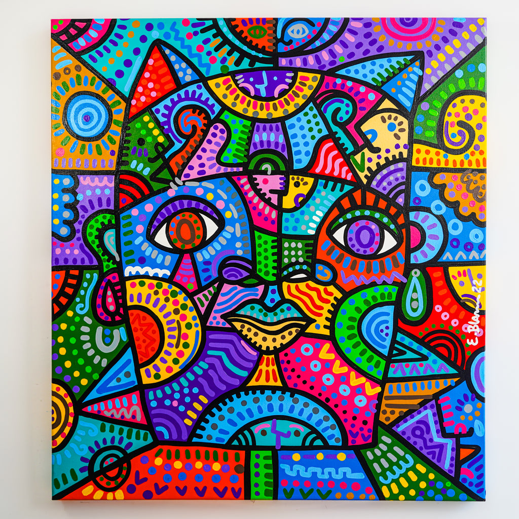 "Máscara de cabrito" | MX Original Painting