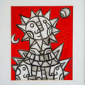 "Sol sobre rojo" | MX Original Watercolor Painting