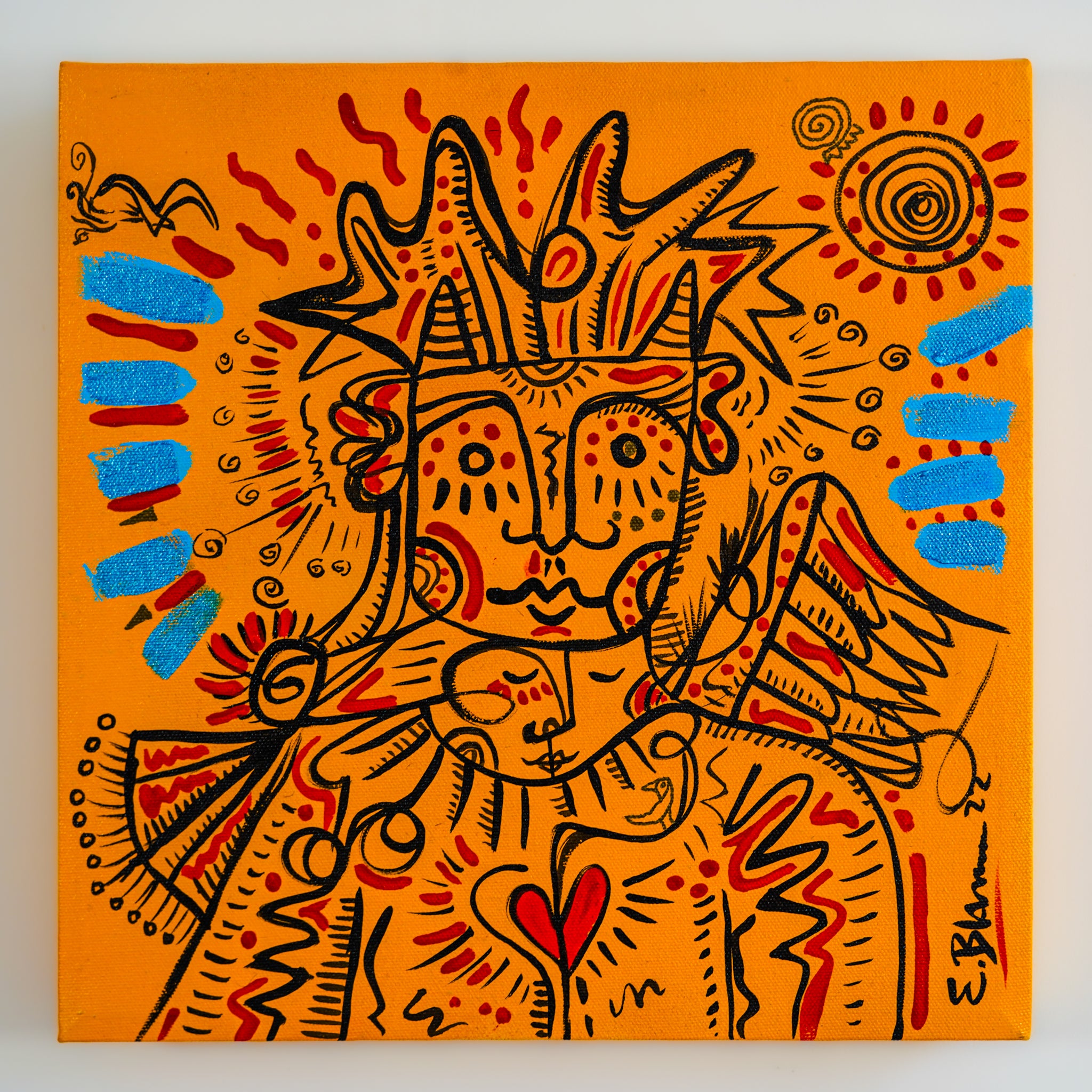"Personaje del atardecer" | MX Original Painting