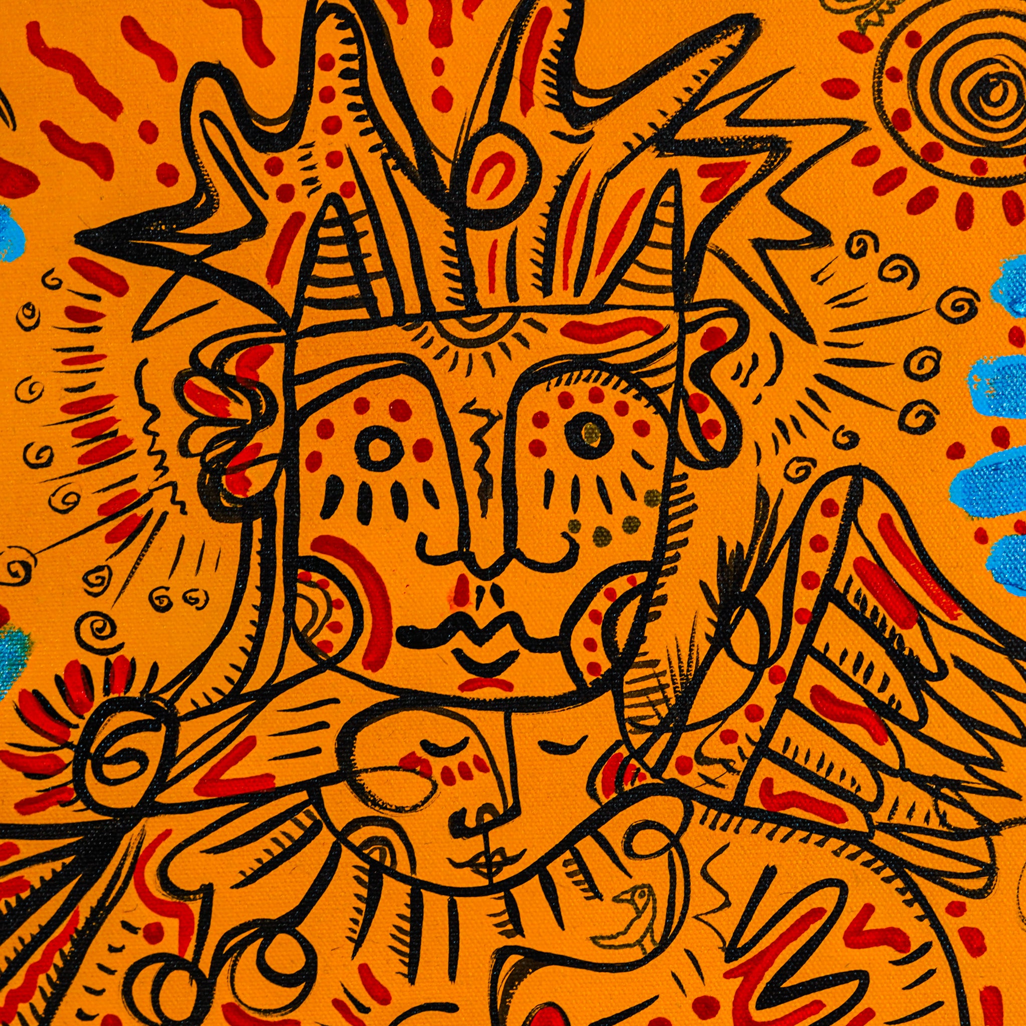 "Personaje del atardecer" | MX Original Painting