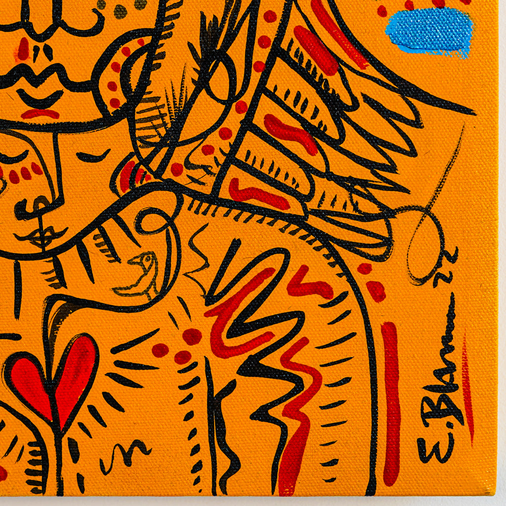 "Personaje del atardecer" | MX Original Painting