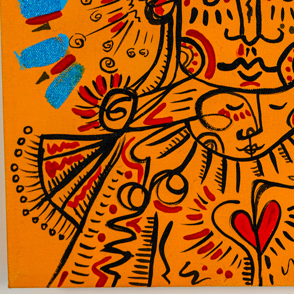"Personaje del atardecer" | MX Original Painting