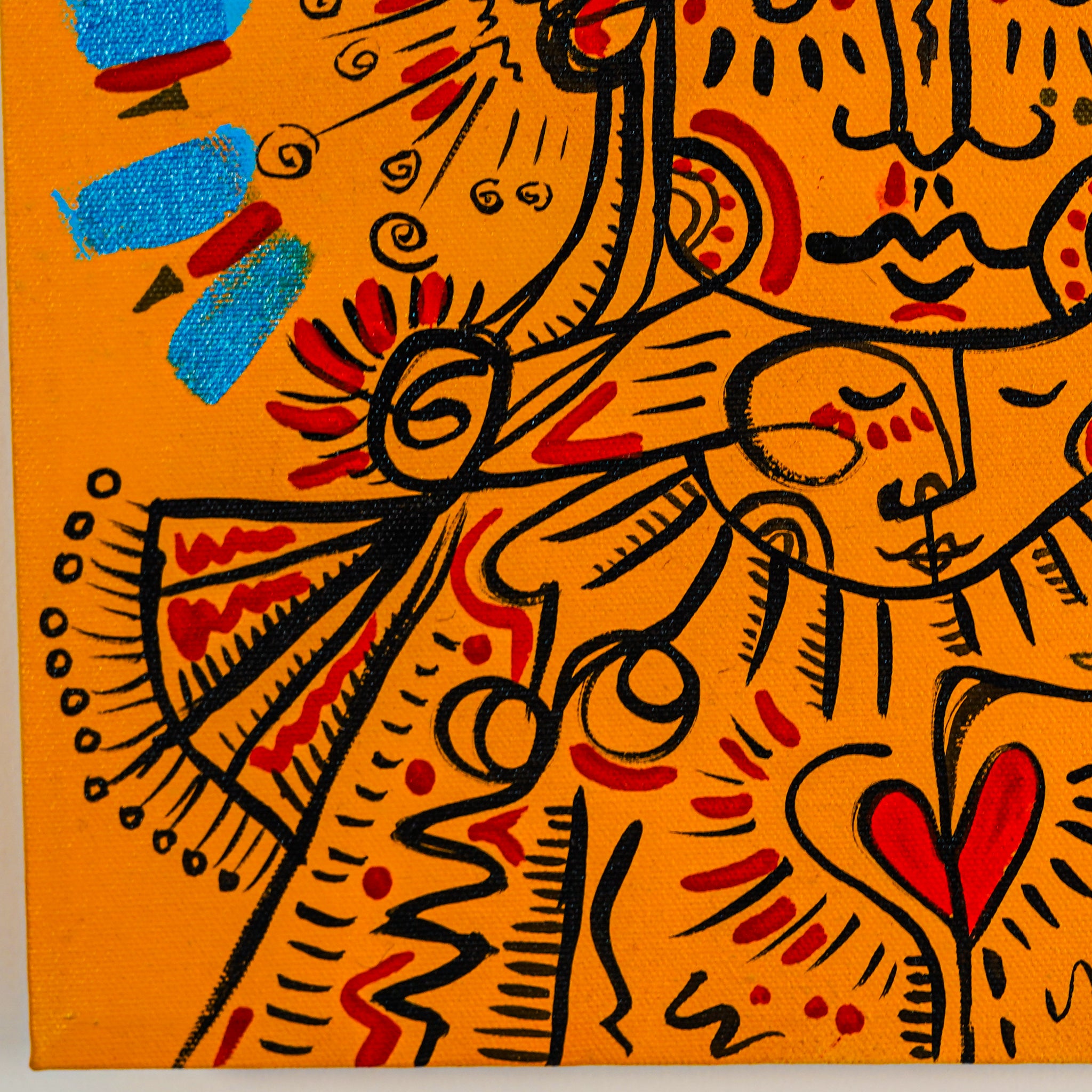 "Personaje del atardecer" | MX Original Painting
