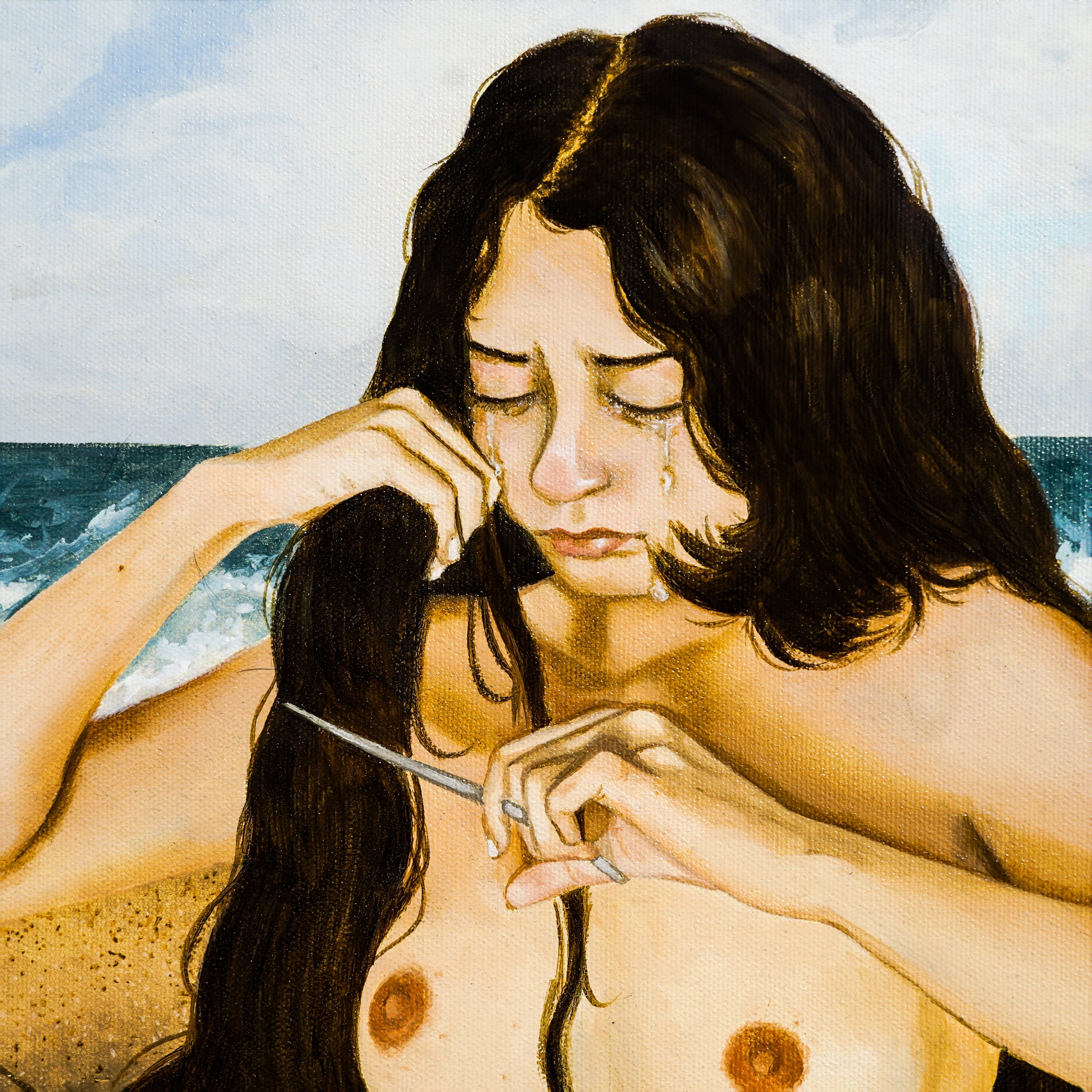 "DESHACIÉNDOME DE LOS NUDOS" - MX Original Painting