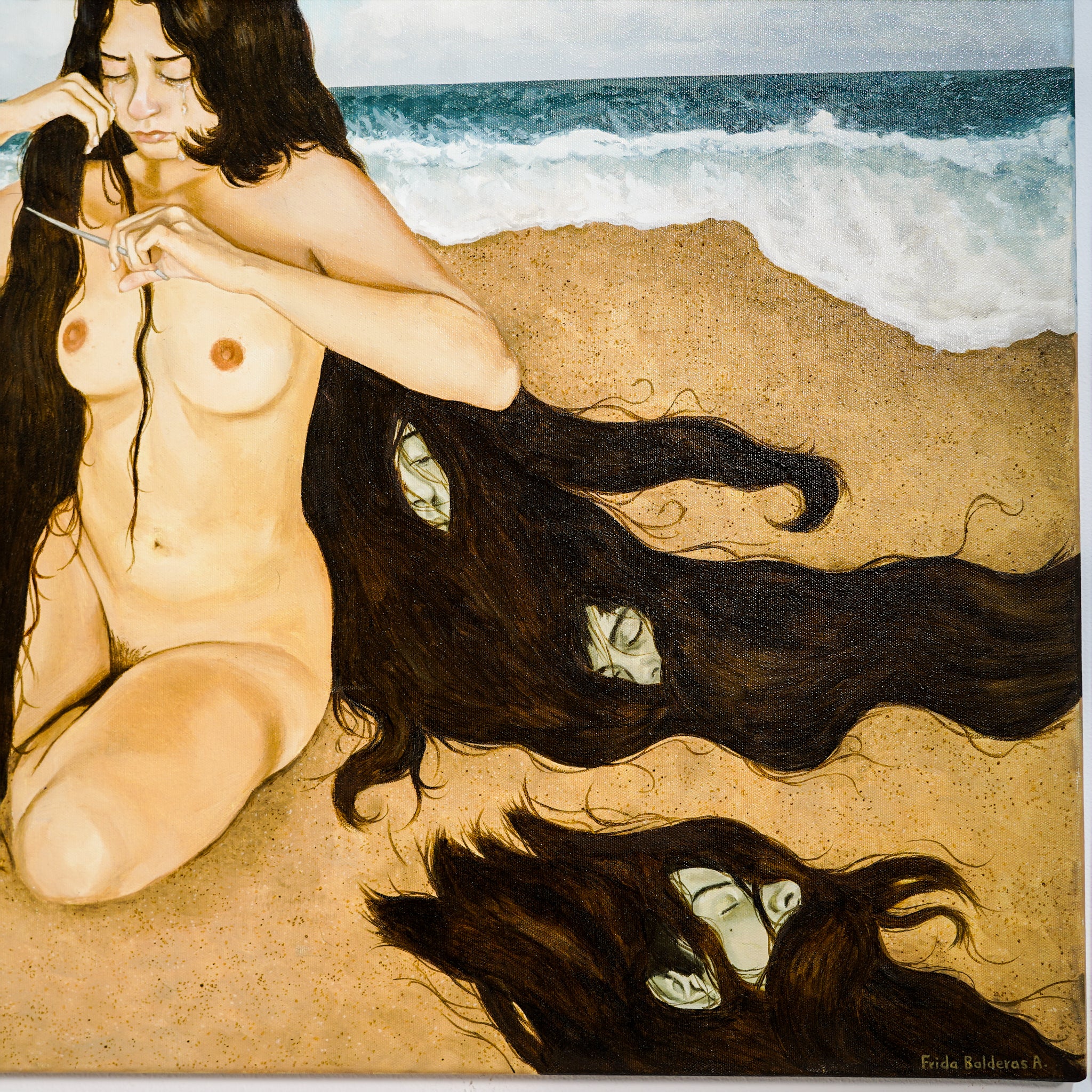 "DESHACIÉNDOME DE LOS NUDOS" - MX Original Painting