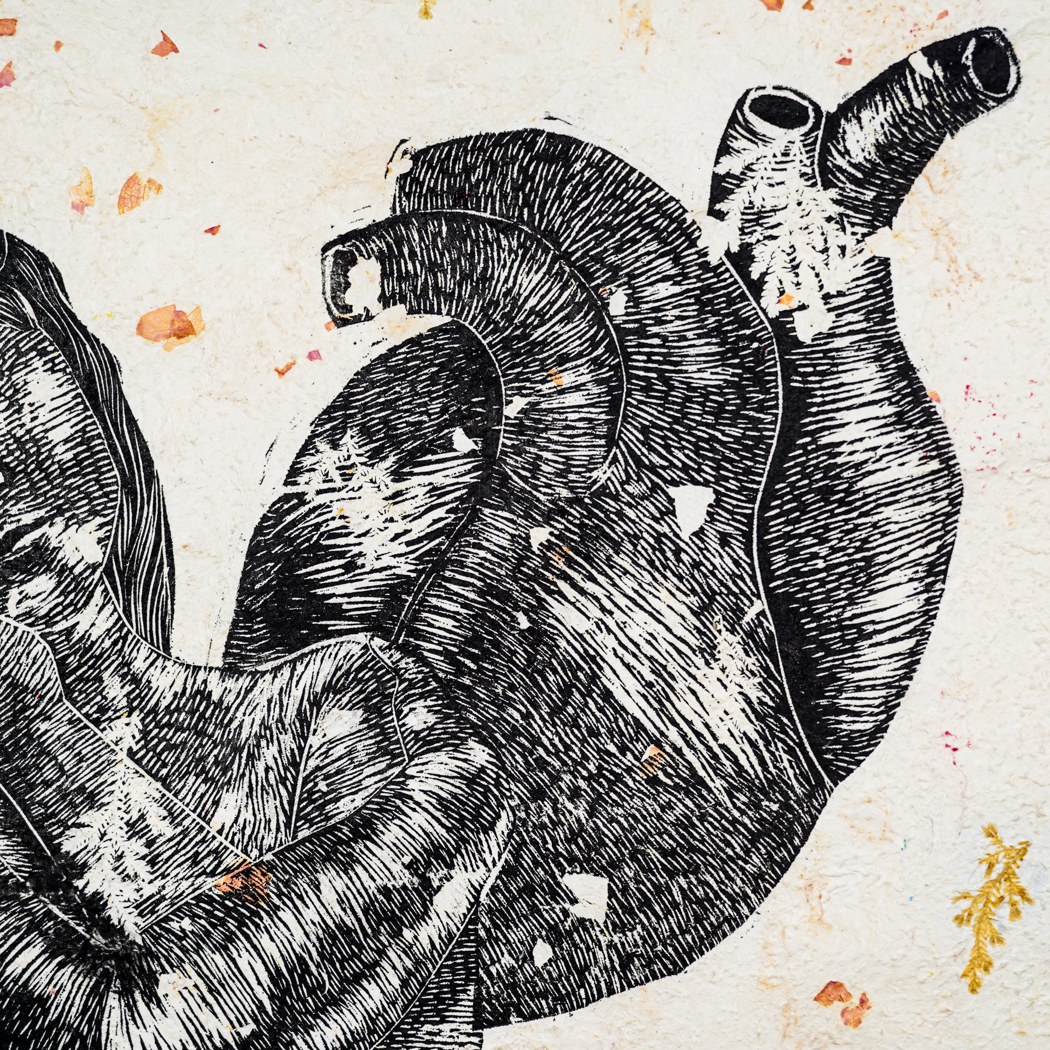 "EL AMOR SIEMPRE ESTUVO EN MÍ" - MX Original Linocut Print