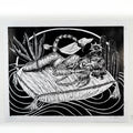 "ESCORPIONA" - MX Original Linocut Print