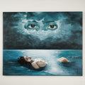 "HE CONSEGUIDO LA CALMA EN ESTE DOLOR QUE ME INUNDABA" - MX Original Painting