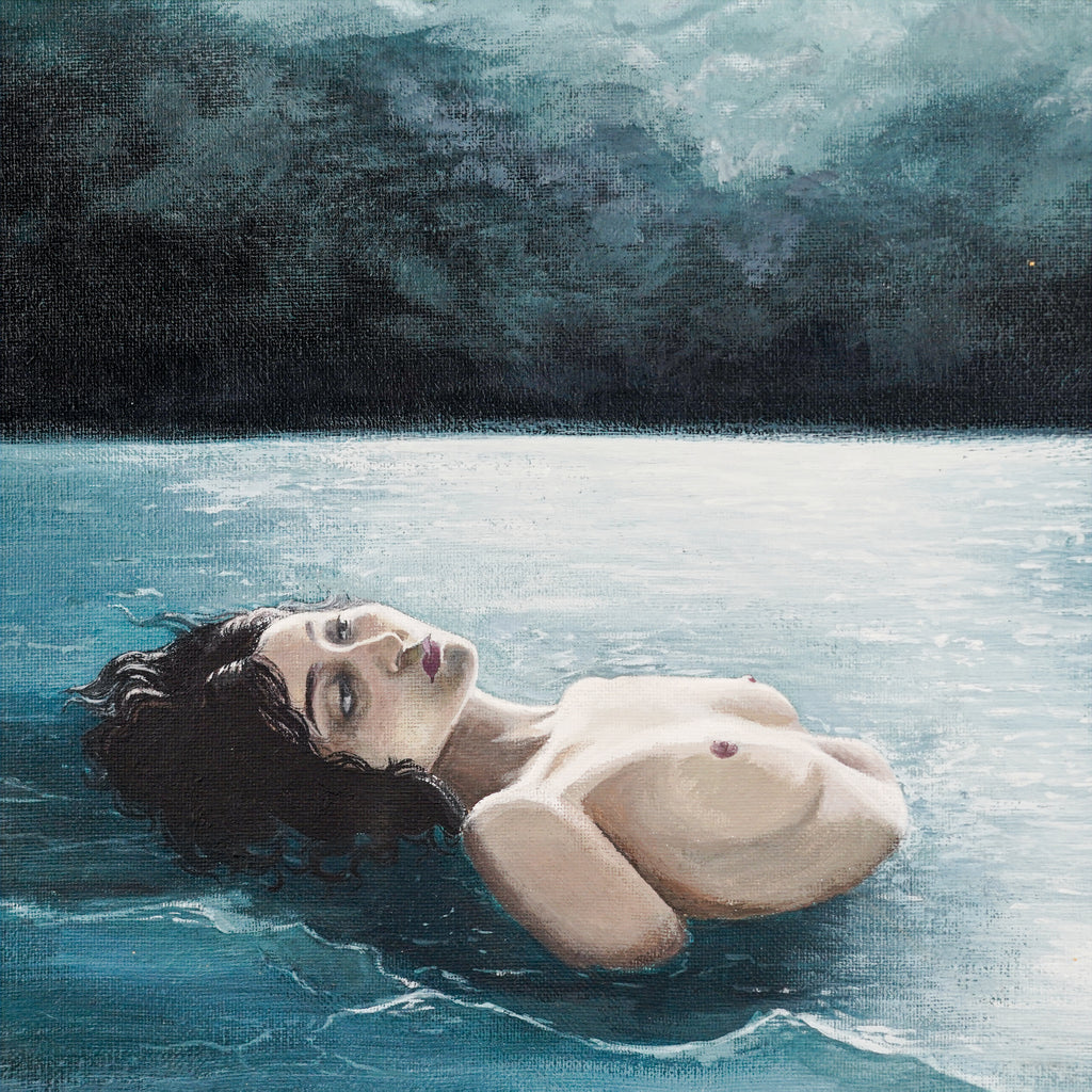 "HE CONSEGUIDO LA CALMA EN ESTE DOLOR QUE ME INUNDABA" - MX Original Painting