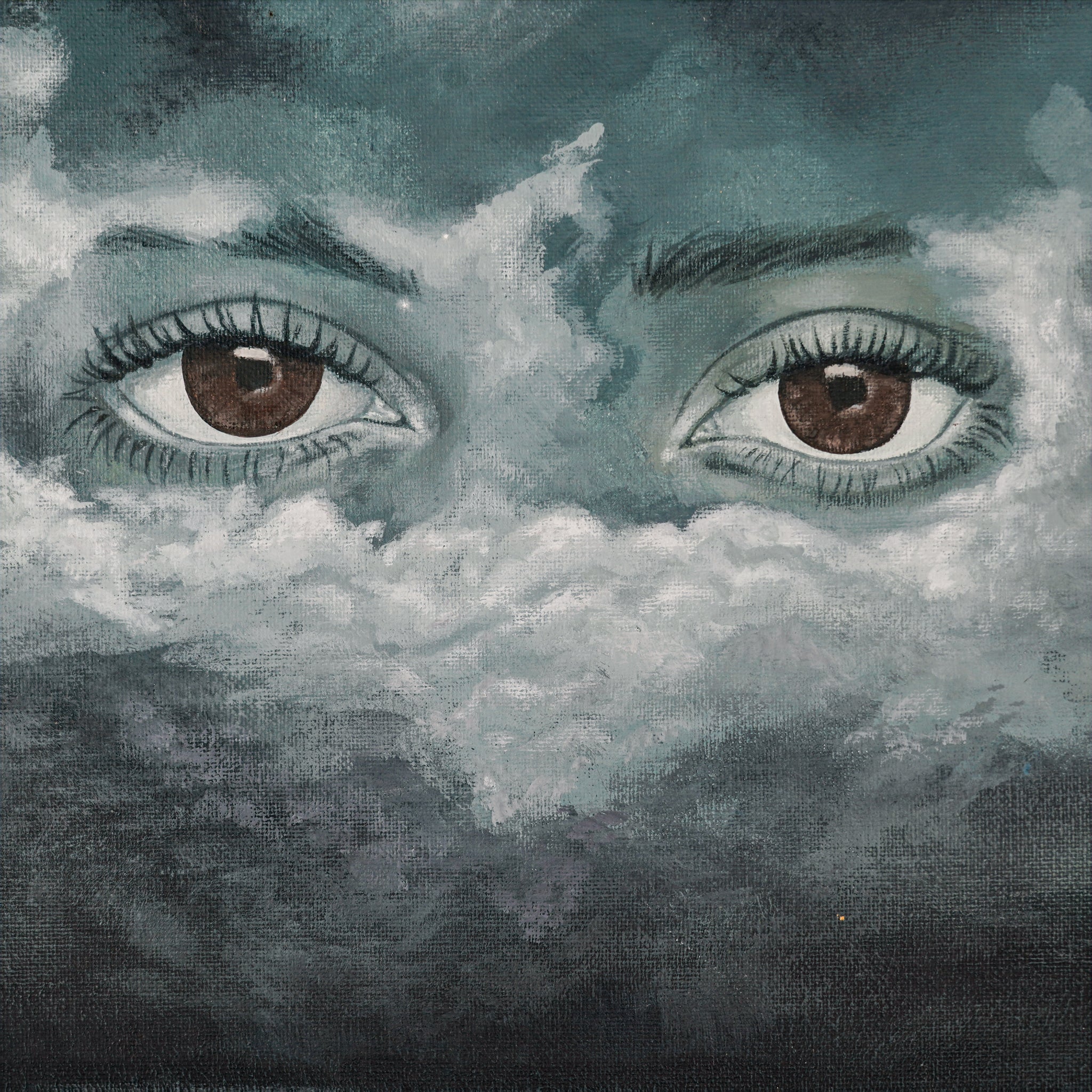 "HE CONSEGUIDO LA CALMA EN ESTE DOLOR QUE ME INUNDABA" - MX Original Painting