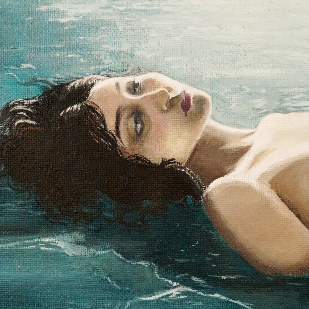 "HE CONSEGUIDO LA CALMA EN ESTE DOLOR QUE ME INUNDABA" - MX Original Painting