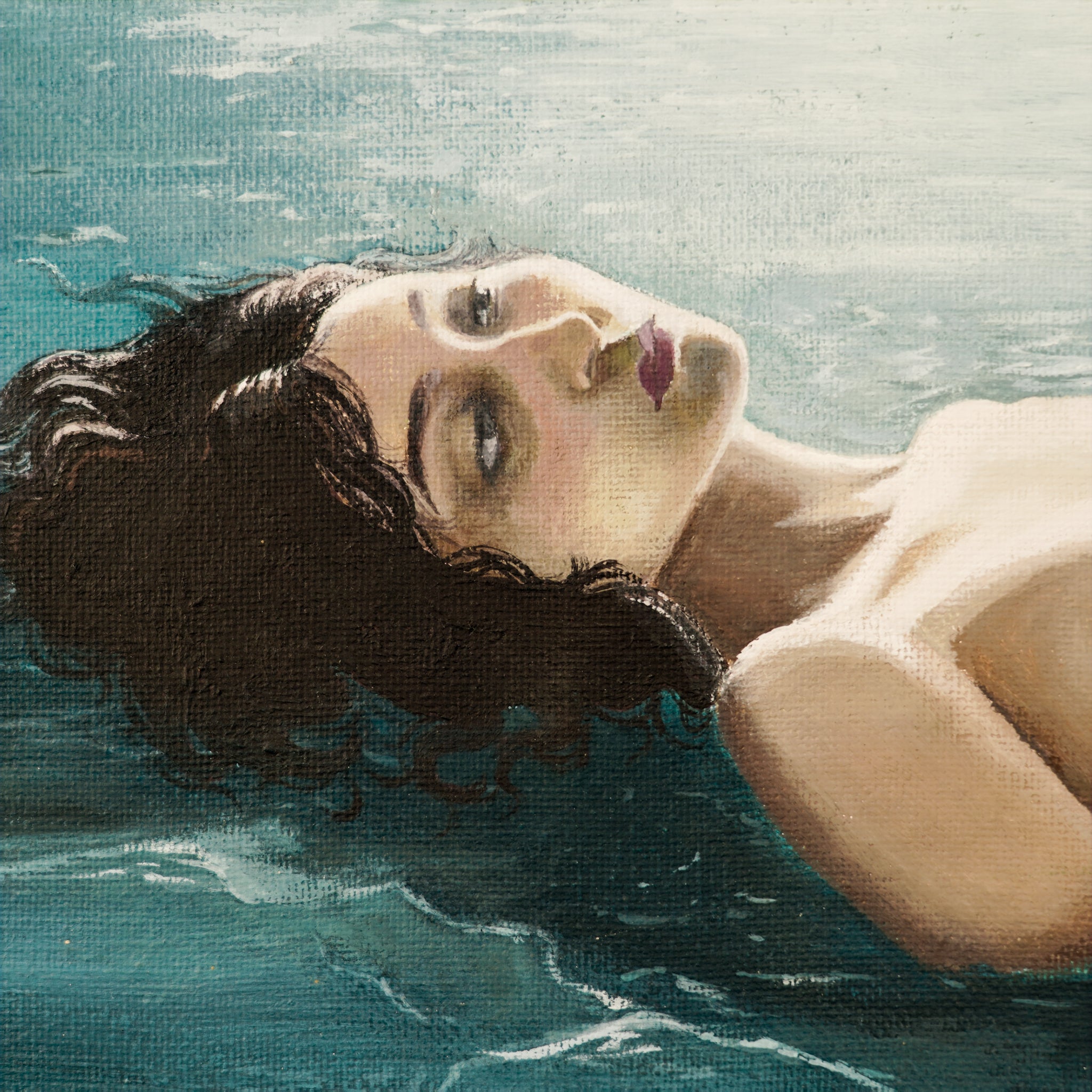 "HE CONSEGUIDO LA CALMA EN ESTE DOLOR QUE ME INUNDABA" - MX Original Painting