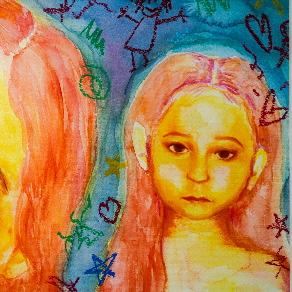 "TE ABRAZO, ESTOY AQUÍ MI AMOR" - MX Original Painting